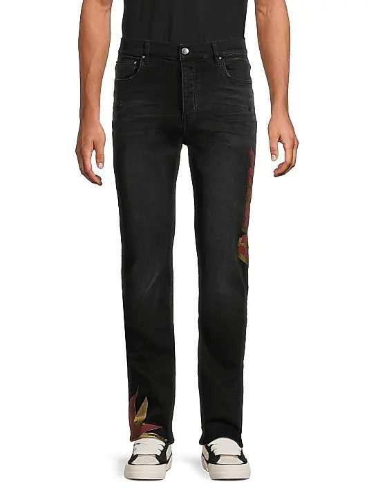 Amiri o1s1wg110326 Shadow Slim Jeans in Black Size US 30 / EU 46 - 3 Thumbnail