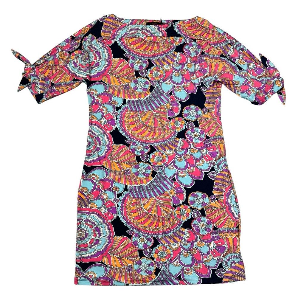 Trina Turk NWT New $178 Trina Turk Vinet Tie Sleeve Mini Dress Size S Size S / US 4 / IT 40 - 6 Thumbnail