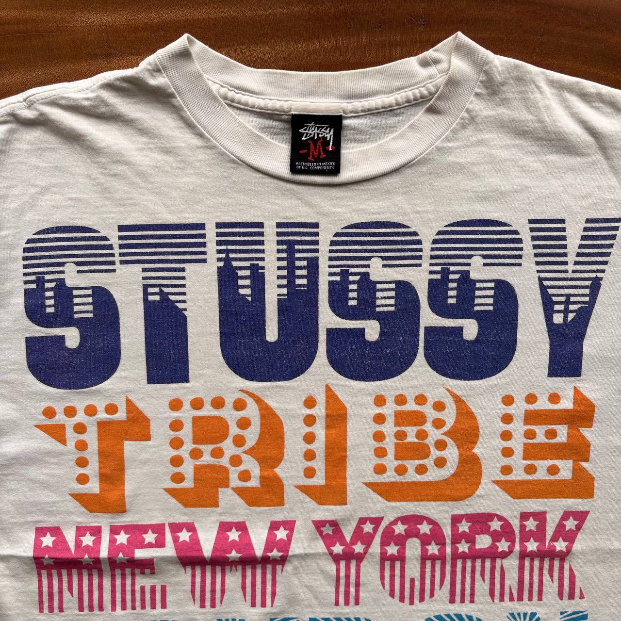 Stussy Y2K 2008 Stussy Tribe International White Tshirt Size US M / EU 48-50 / 2 - 5 Thumbnail