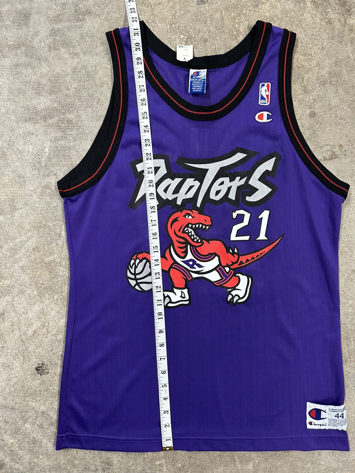 Champion Vintage 90s Champion Camby Toronto Raptors NBA Jersey NWT Size US L / EU 52-54 / 3 - 11 Thumbnail