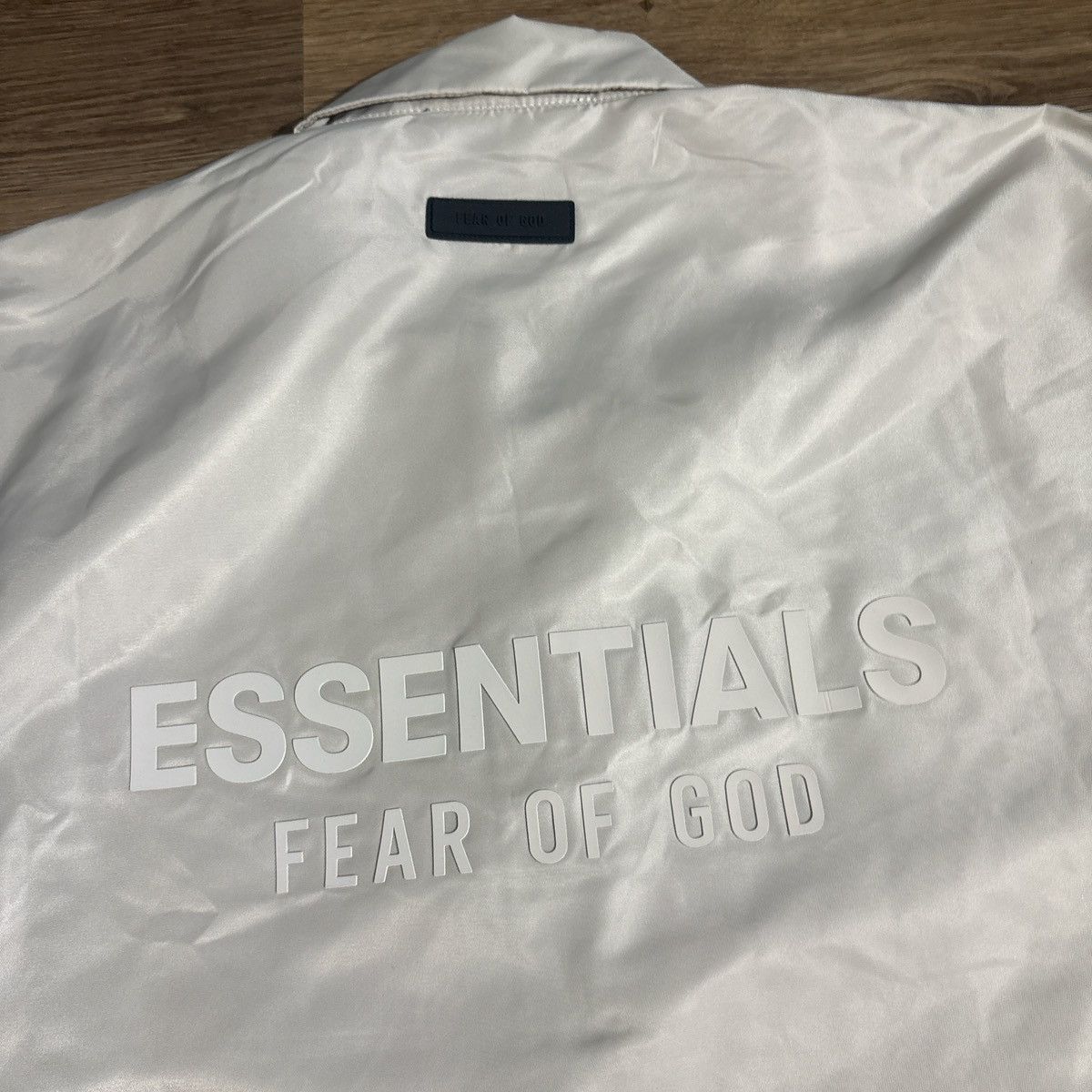 Essentials Essentials Fear of God Coaches Jacket Size M Size US M / EU 48-50 / 2 - 2 Thumbnail