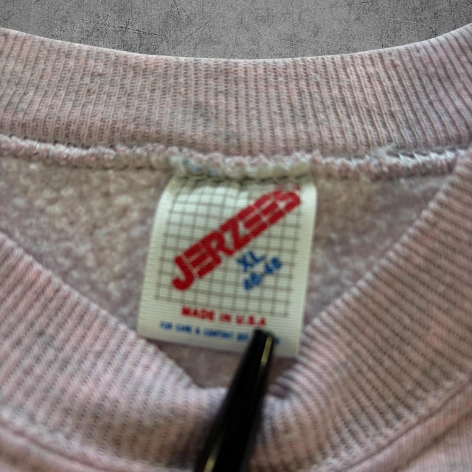 Vintage Vintage 80s Bruin Athletics Pink Crewneck Size US XL / EU 56 / 4 - 4 Thumbnail