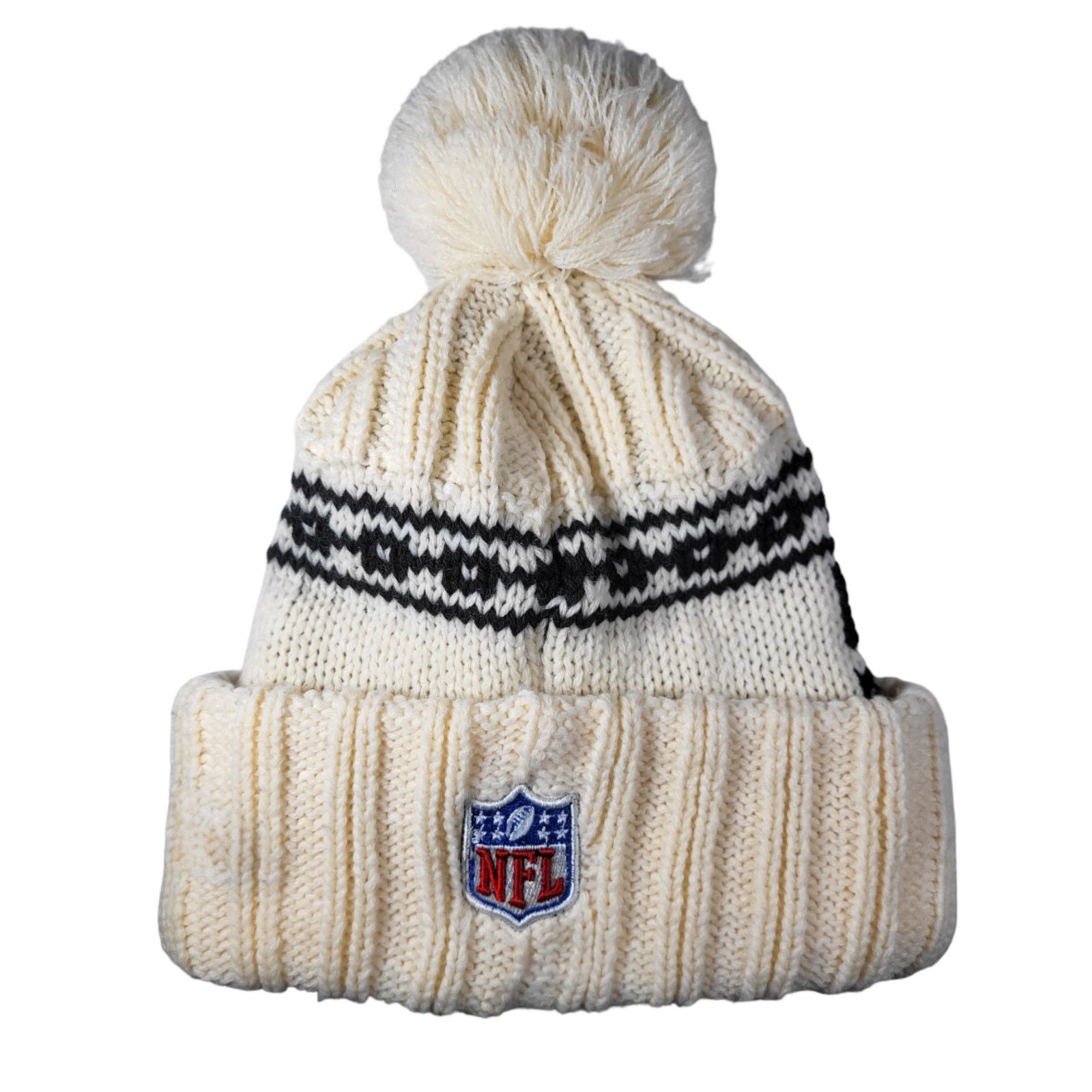 Other NWT New Orleans Saints Chunky Knit Pom Beanie Fleece Lined Size ONE SIZE - 5 Thumbnail
