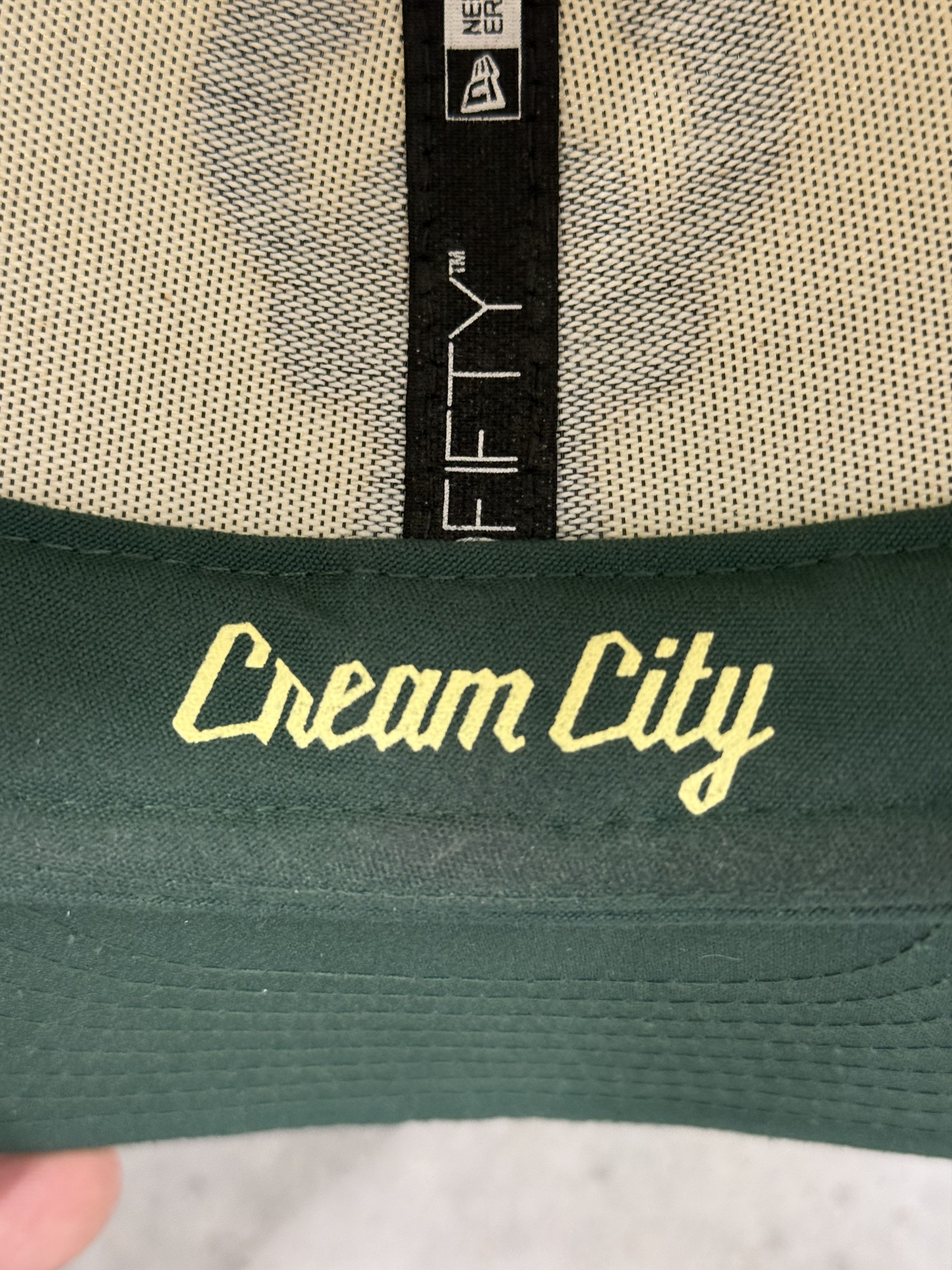 New Era Milwaukee Bucks Cream City OG Snapback w/ Wisconsin Logo Size ONE SIZE - 3 Thumbnail