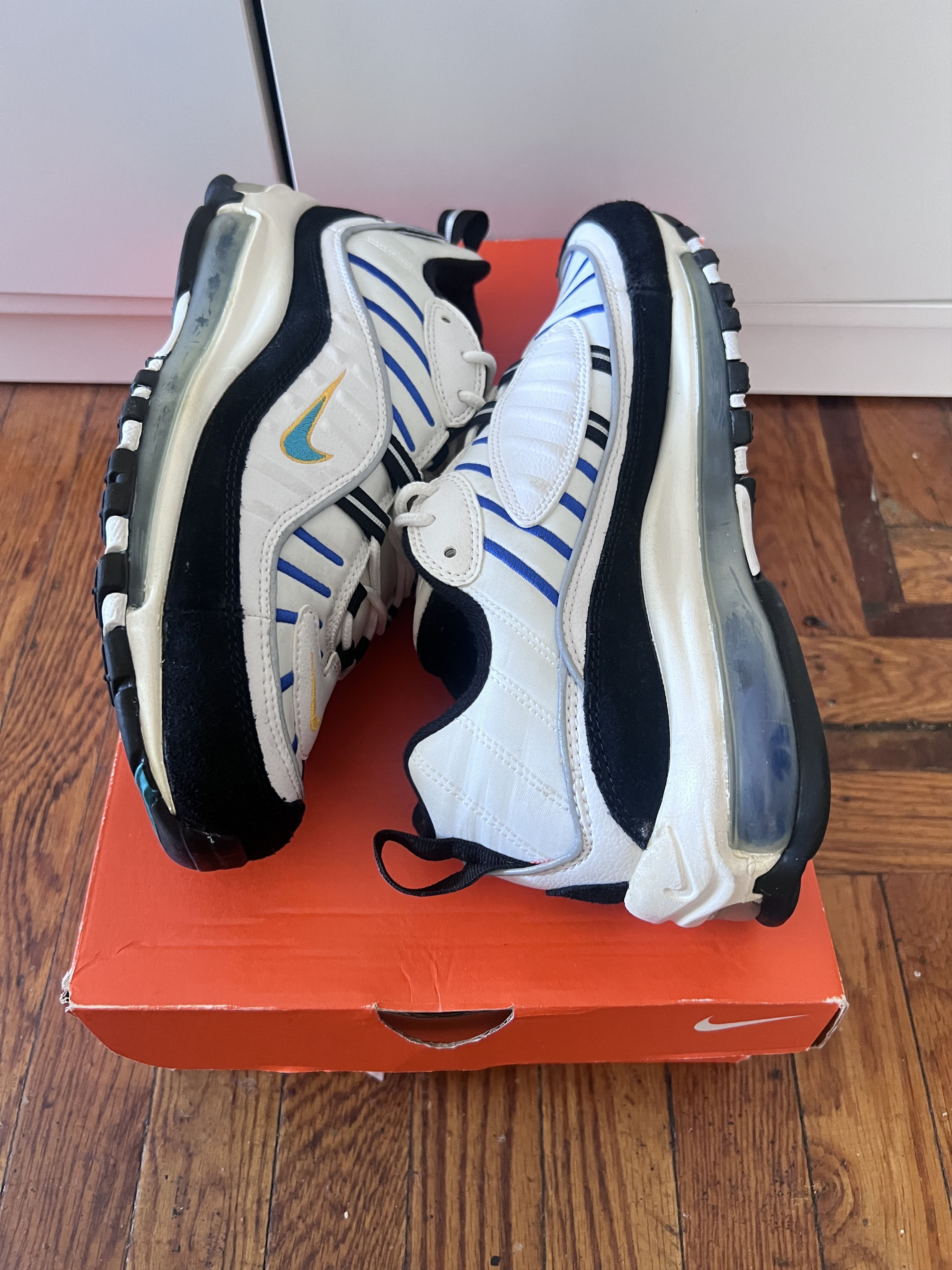 Nike 2019 Nike Air Max 98 Premium 'Teal Nebula' (M 8.5) Size US 8.5 / EU 41-42 - 4 Thumbnail