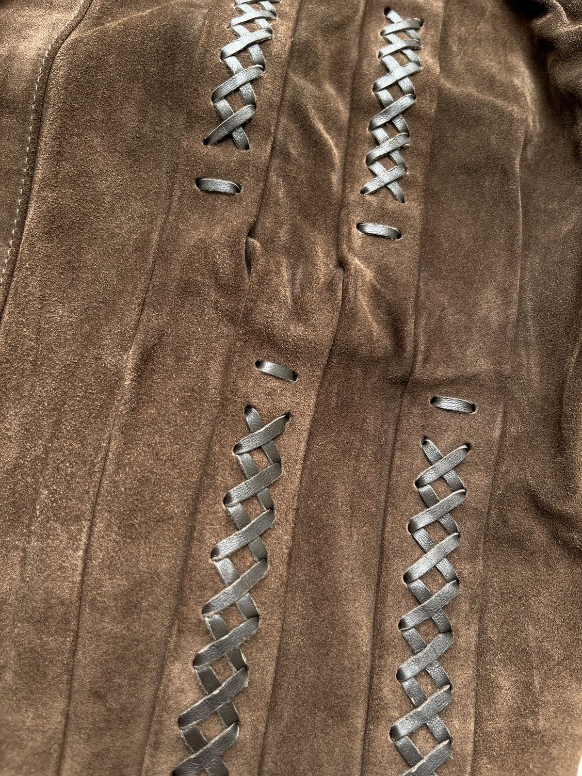 Issey Miyake 1980’s Issey Miyake Sport Stitched Leather Jacket Size US M / EU 48-50 / 2 - 3 Thumbnail