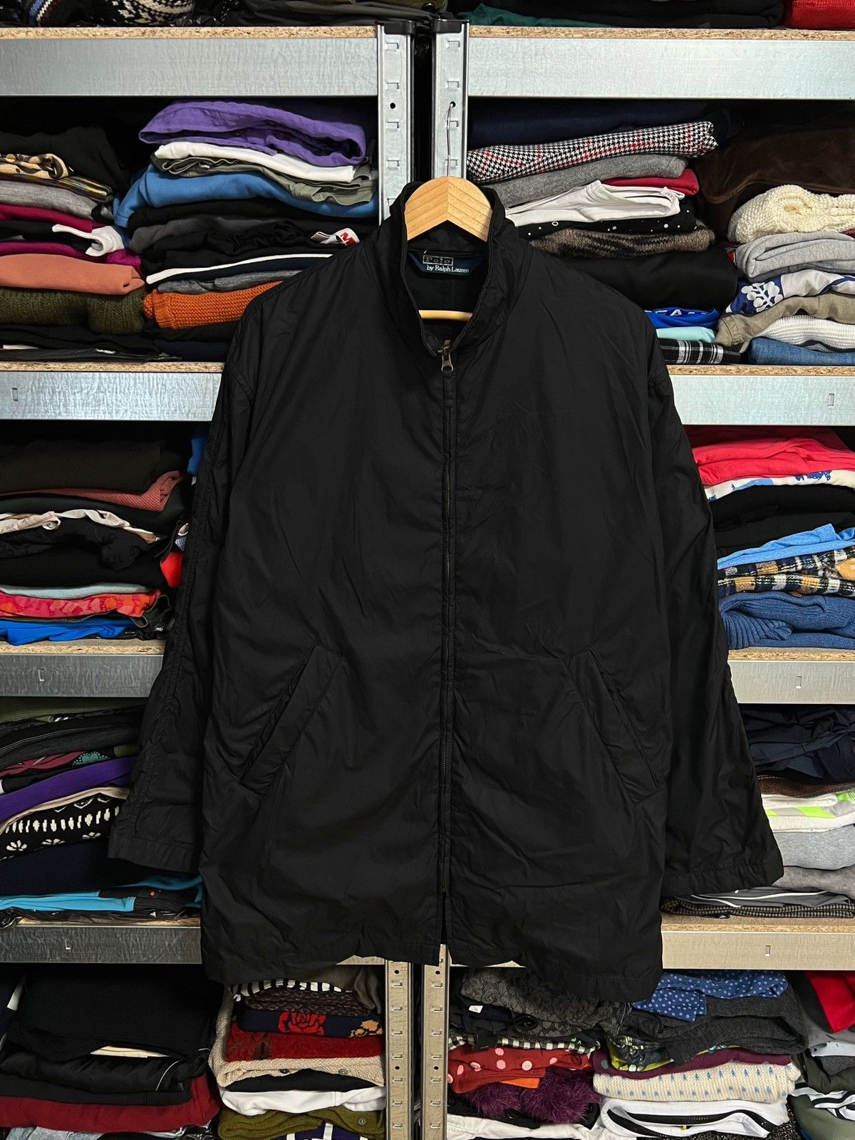 Polo Ralph Lauren Vintage Polo Ralph Lauren Nylon Jacket M Slick Rain Coat 90s Size US M / EU 48-50 / 2 - 1 Thumbnail
