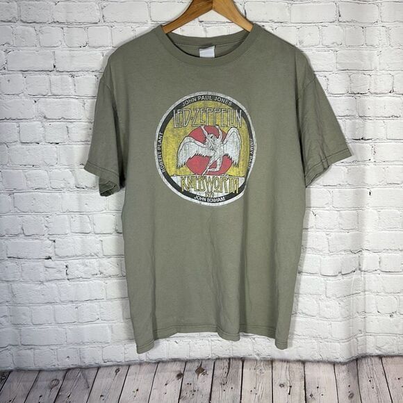 Anvil 2006 Led Zeppelin Knebworth 1979 Circle Band Tee Shirt size Size US L / EU 52-54 / 3 - 1 Thumbnail