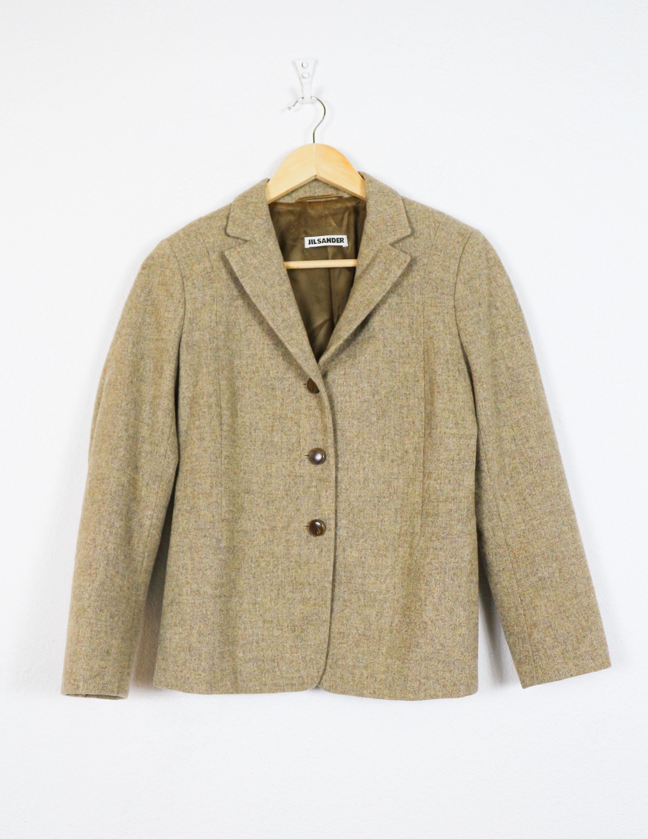 Archive Jil Sander Wool Beige Blazer Jacket