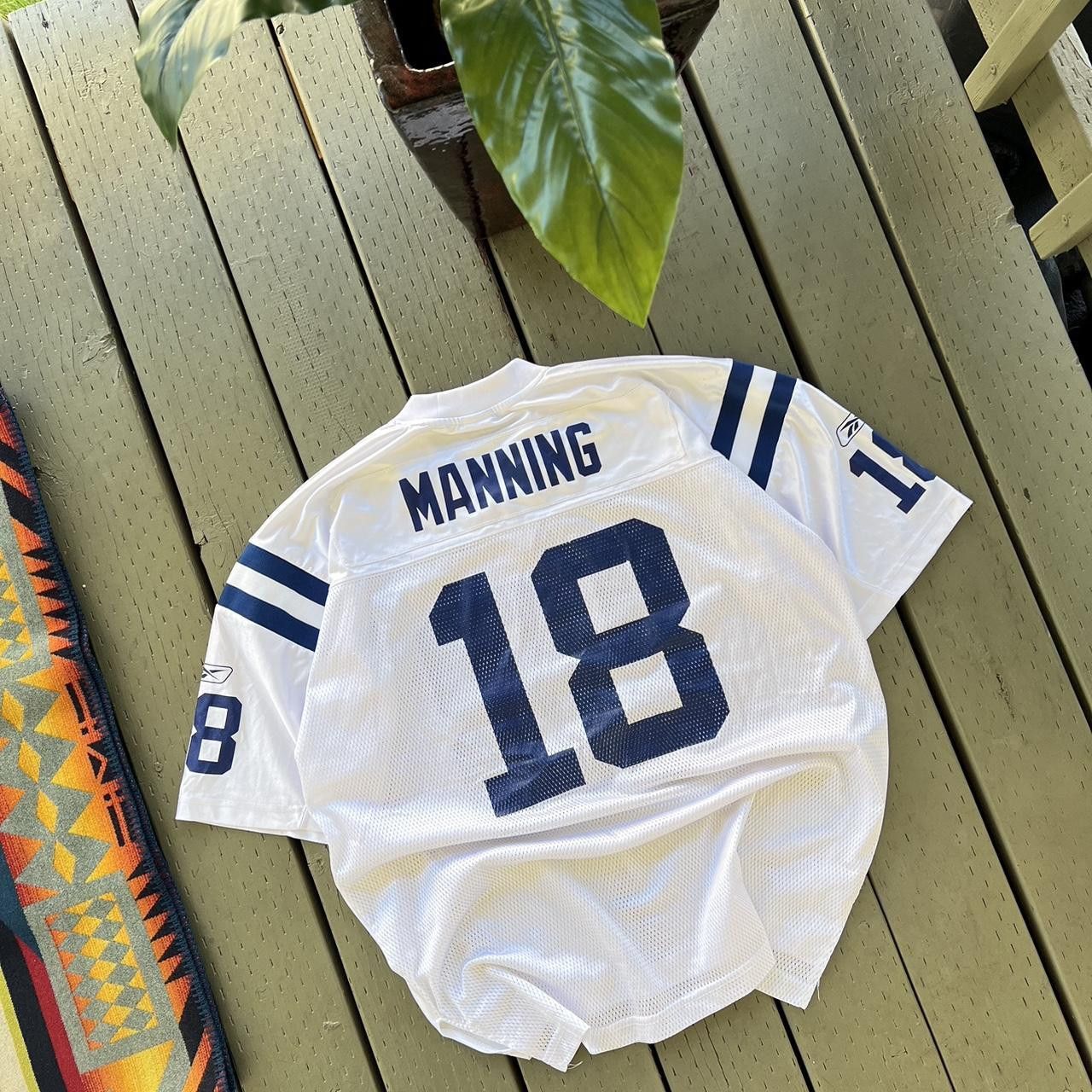 NFL × Reebok × Vintage INDIANAPOLIS COLTS PEYTON MANNING Jersey Size US XL / EU 56 / 4 - 2 Thumbnail