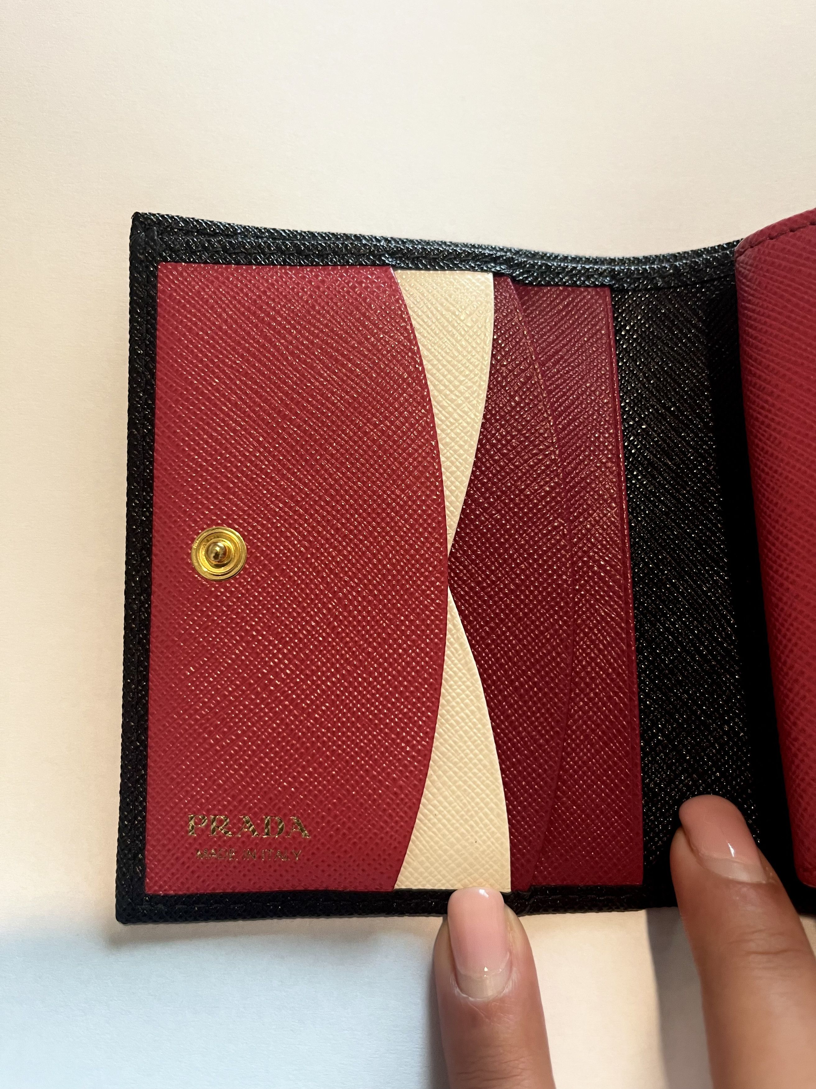 Prada Small Saffiano Leather Wallet Size ONE SIZE - 4 Thumbnail