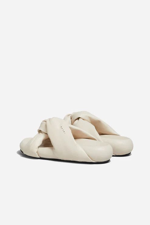 Marni o1w1db10125 Tie Sandal in Off White Size US 9 / IT 39 - 3 Thumbnail