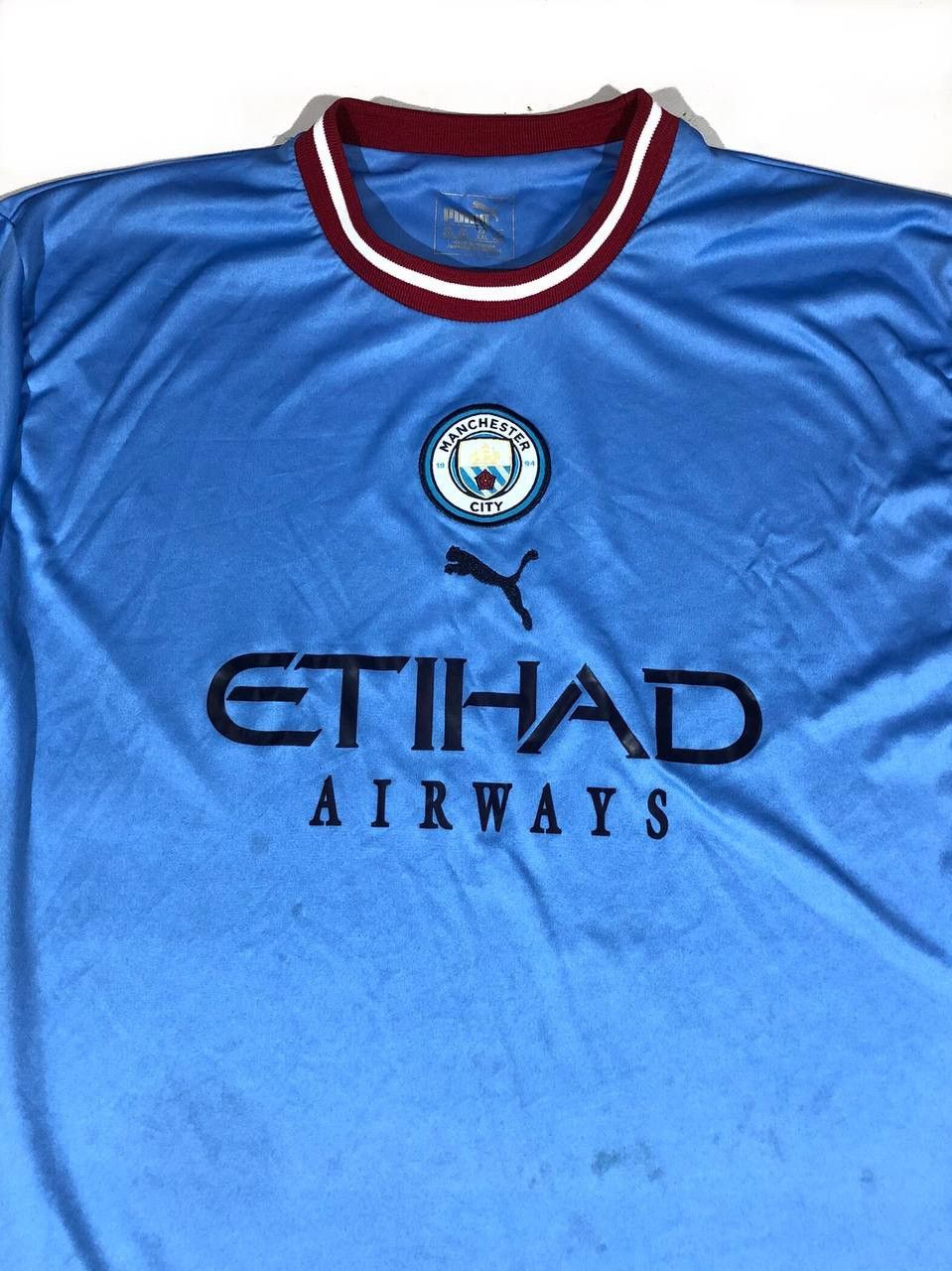 Puma Puma Manchester Sity Soccer Jersey T-Shirt Size US XXL / EU 58 / 5 - 2 Thumbnail