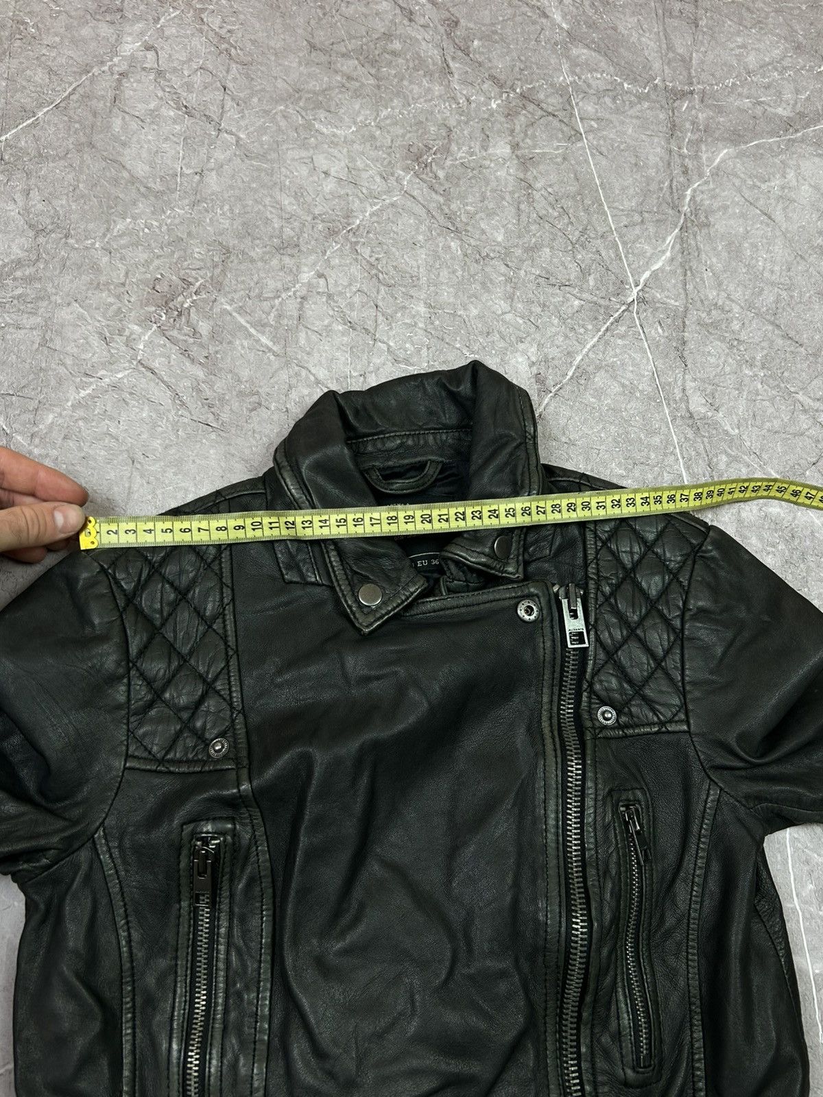 Allsaints Allsaints leather jacket streetwear Size S / US 4 / IT 40 - 21 Thumbnail