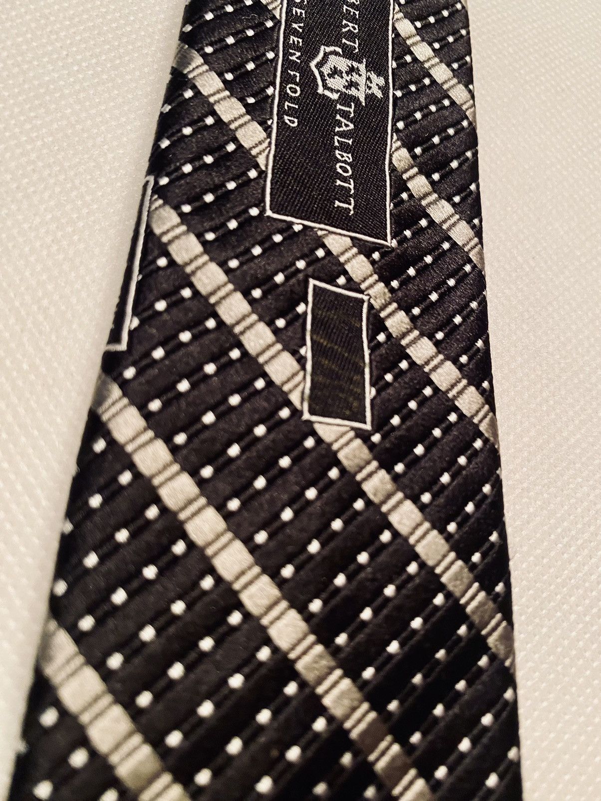 Robert Talbott Robert Talbott 🇺🇸 LE Black seven fold tie #1 of 110 NWT Size ONE SIZE - 11 Thumbnail