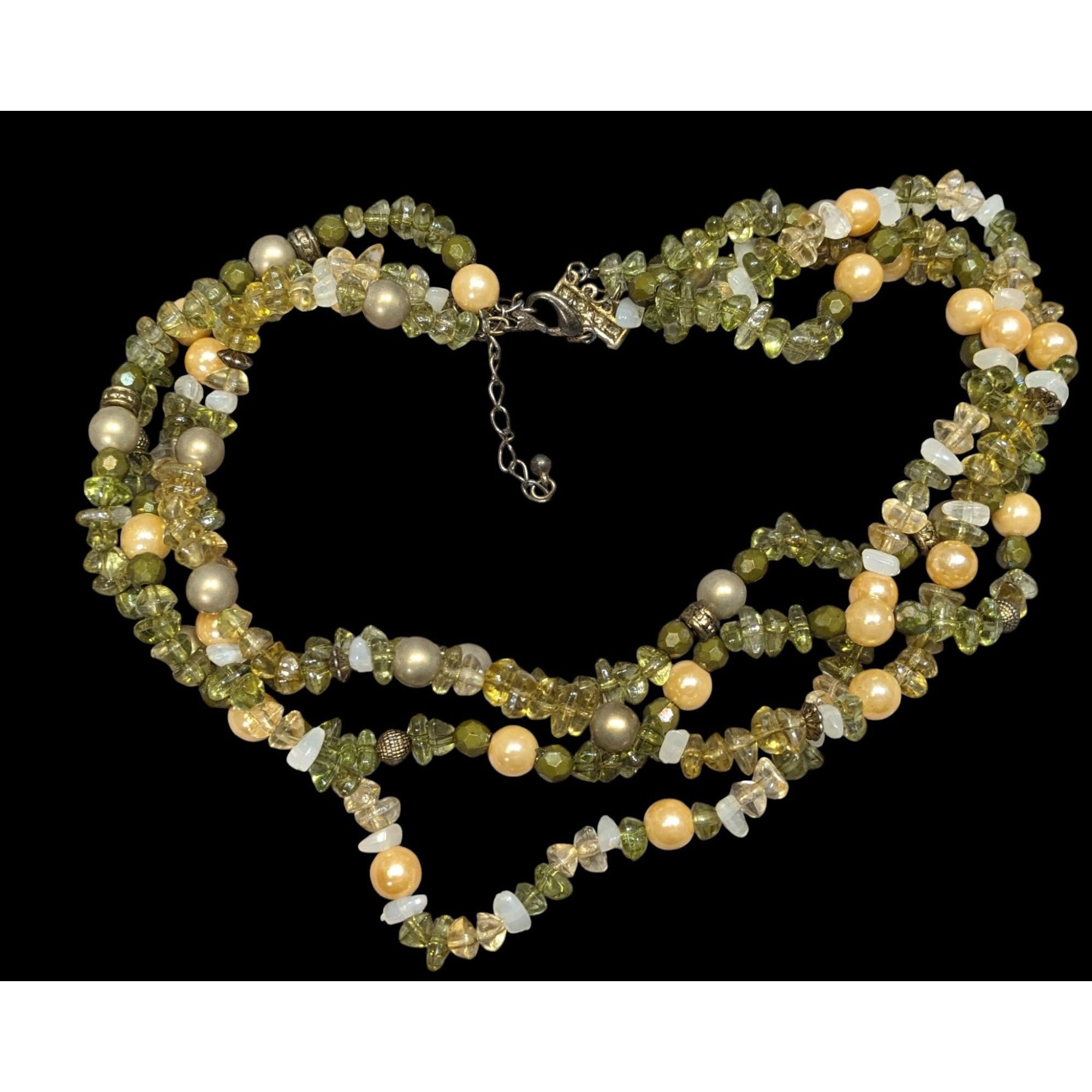 Other Cottagecore Retro Layered Faux Gemstone Chip Necklace Size ONE SIZE - 1 Thumbnail