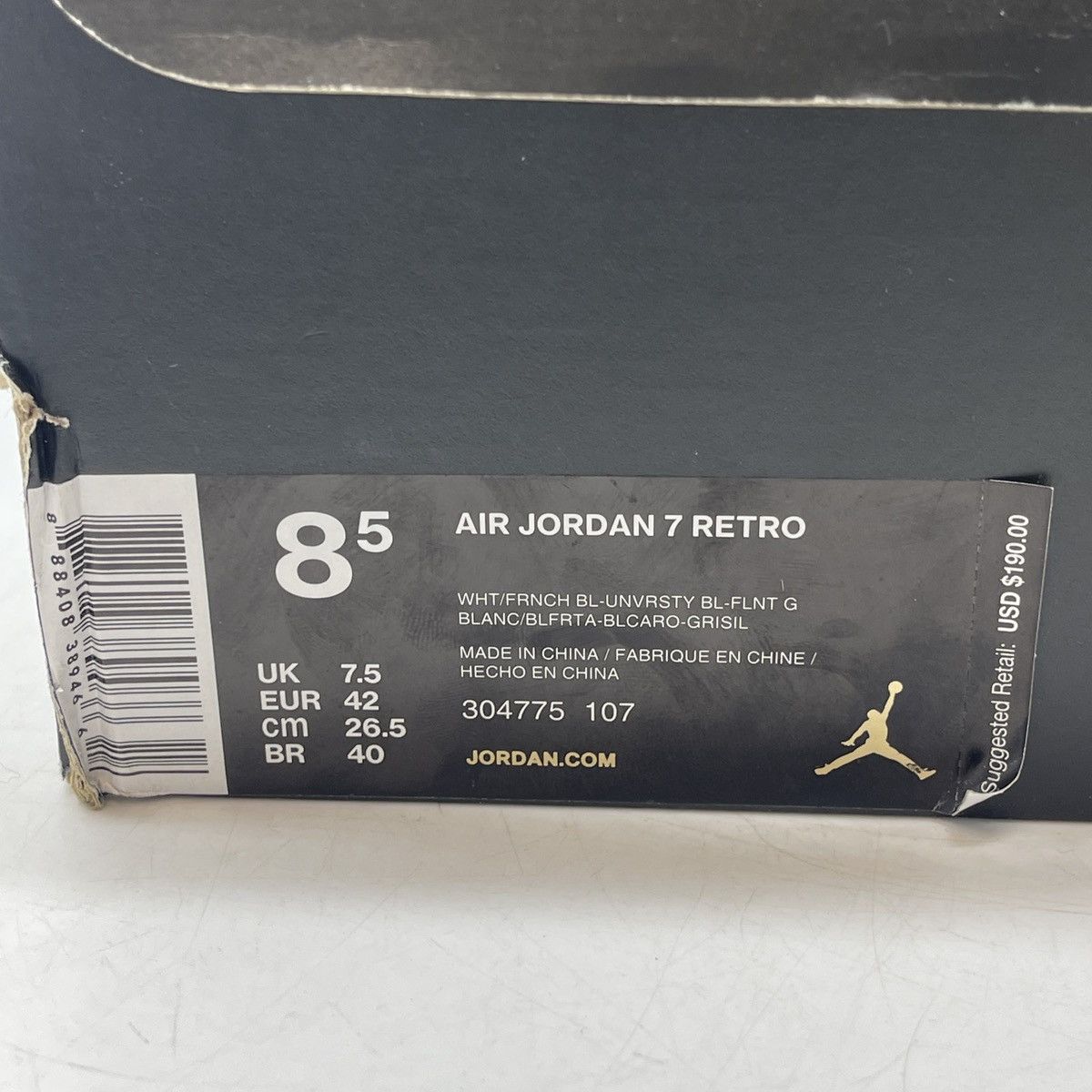 Jordan Brand Air Jordan 7 French blue Size US 8.5 / EU 41-42 - 8 Thumbnail