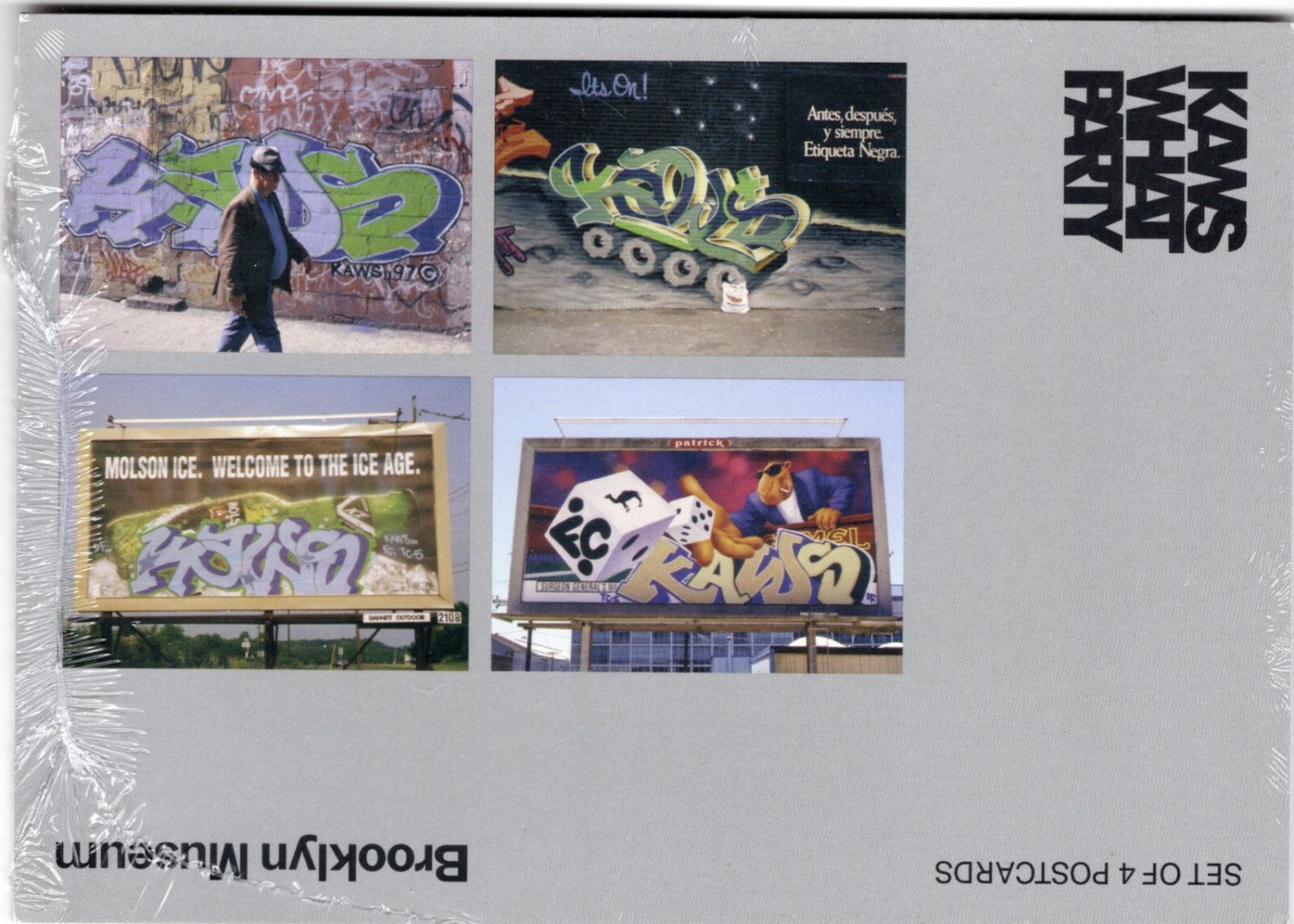 Kaws KAWS Brooklyn Museum Graffiti Tag Postcard Set of 4 Size ONE SIZE - 2 Thumbnail