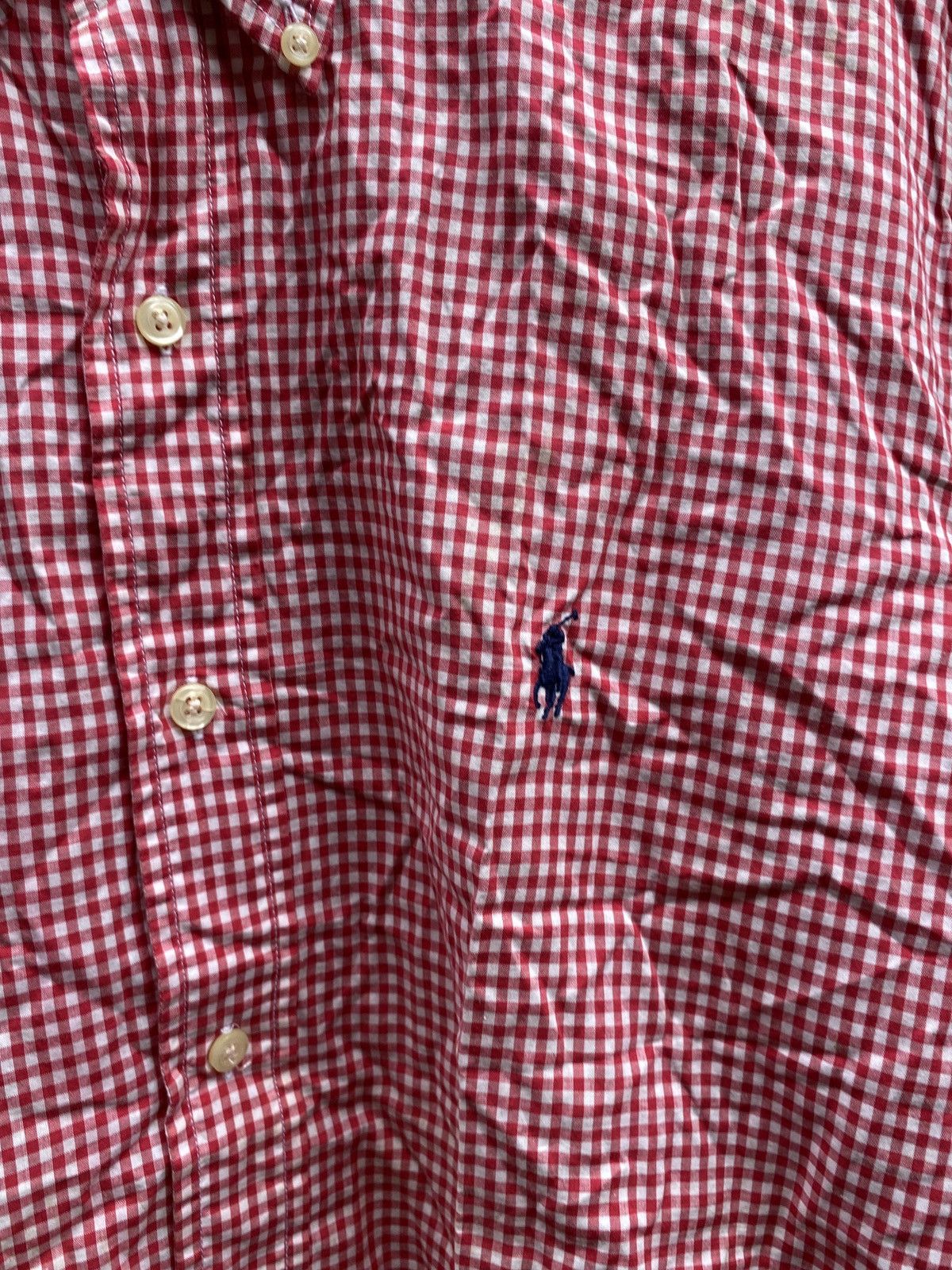 Polo Ralph Lauren Vintage Polo Ralph Lauren Gingham Pullover Shirt Size US L / EU 52-54 / 3 - 4 Thumbnail