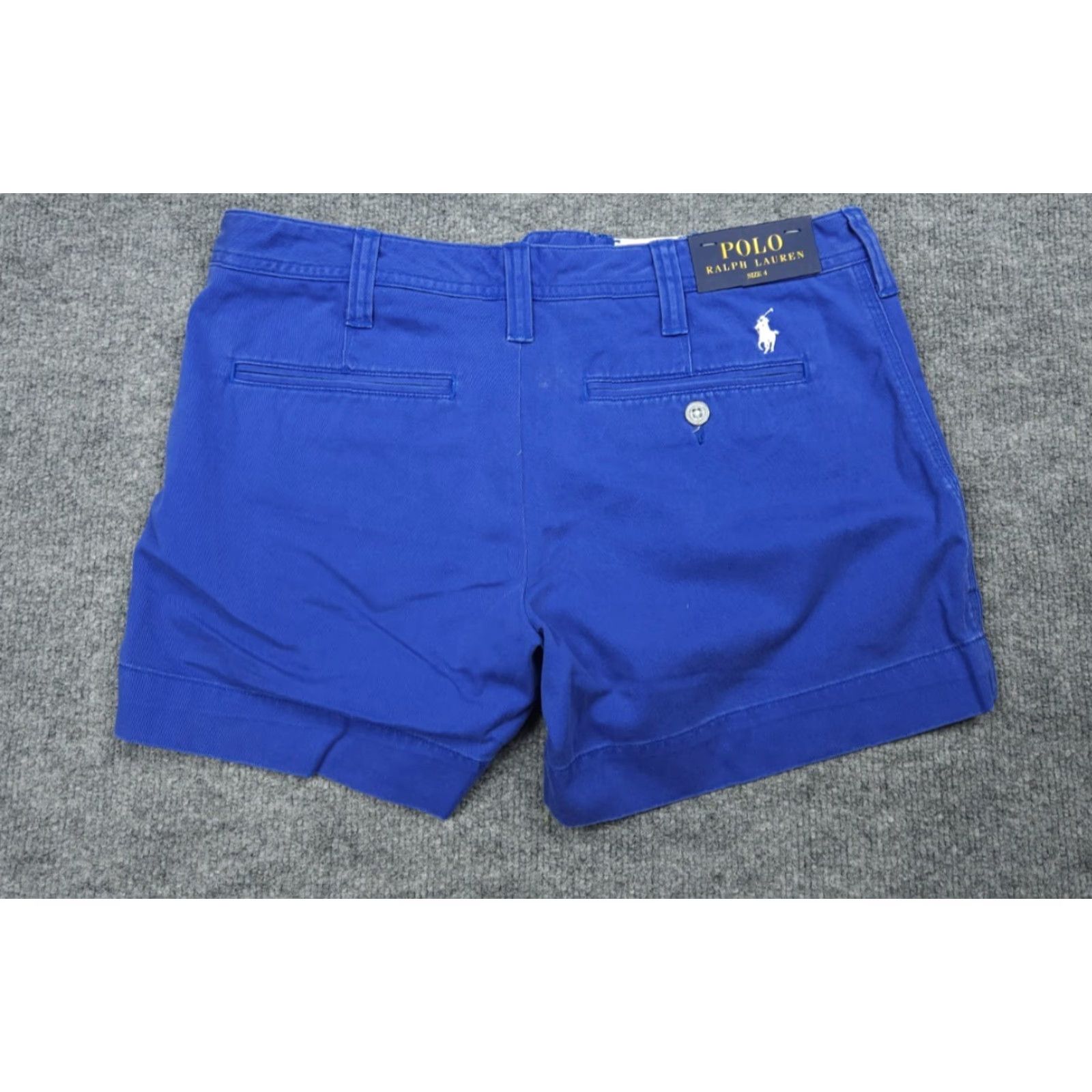 Polo Ralph Lauren Polo Ralph Lauren Shorts Women's 4 Royal Blue 100% Cotton Twill 4" Inseam NWT Size 27" / US 4 / IT 40 - 3 Thumbnail