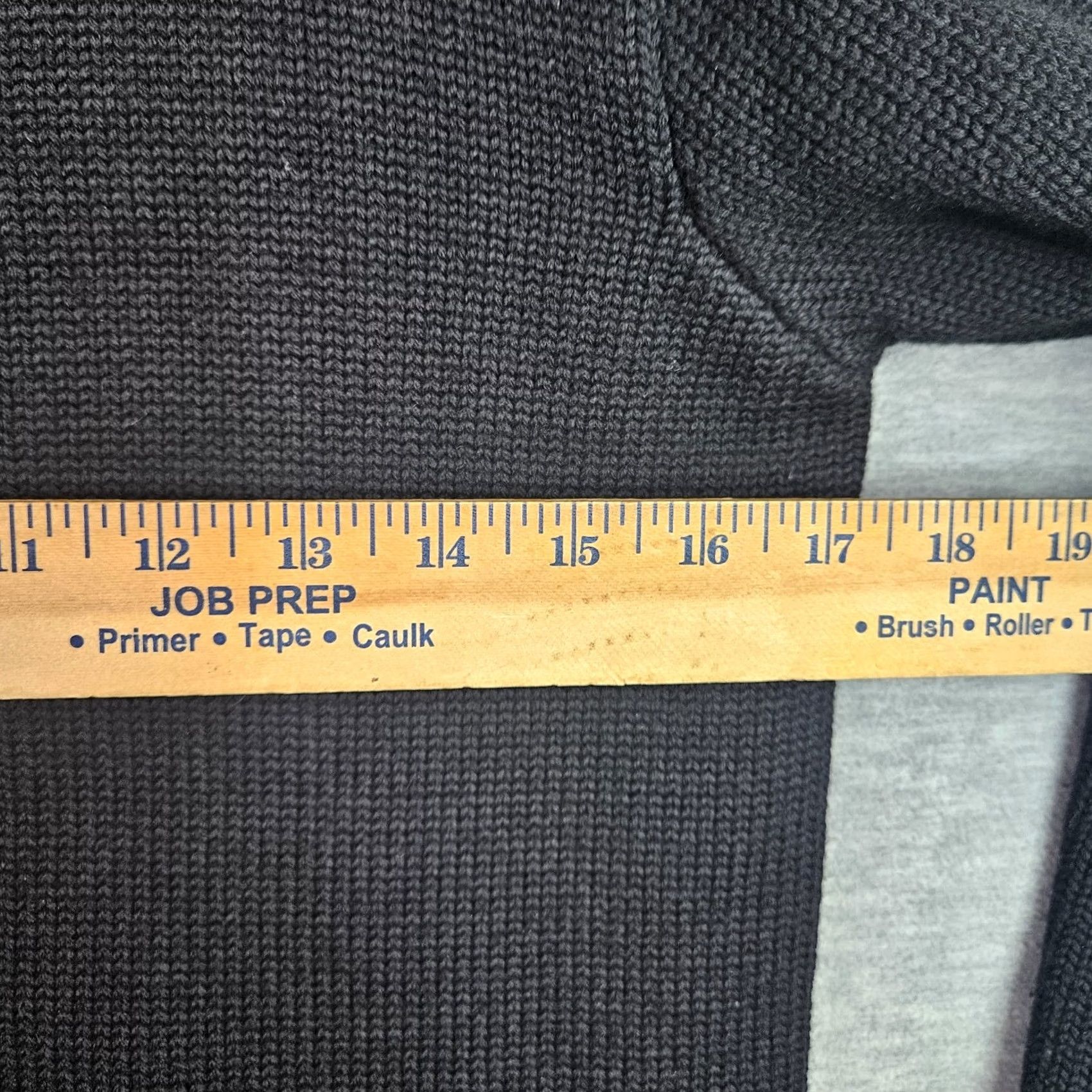 Yves Saint Laurent Yves Saint Laurent Cardigan Women's Black Knit Size M Vintage Blue Trim Wool Crew Neck Cardigan Womens Regular Modern Pattern Solid Vintage Yes Size M / US 6-8 / IT 42-44 - 7 Thumbnail