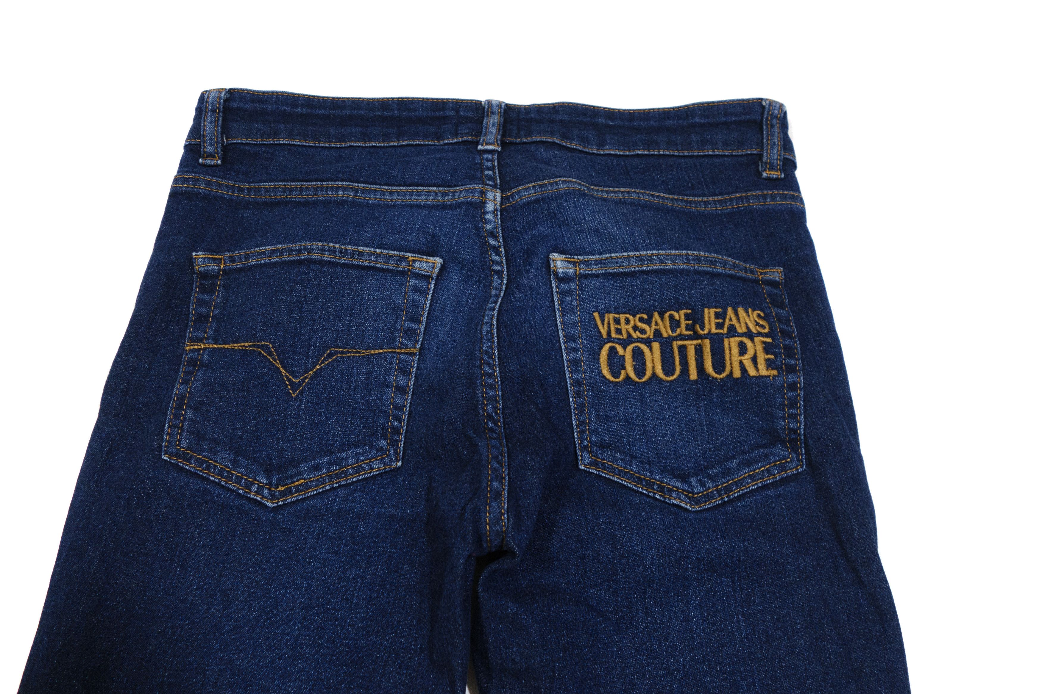 Versace Embroidered Logo Skinny Jeans Size US 28 / EU 44 - 4 Thumbnail