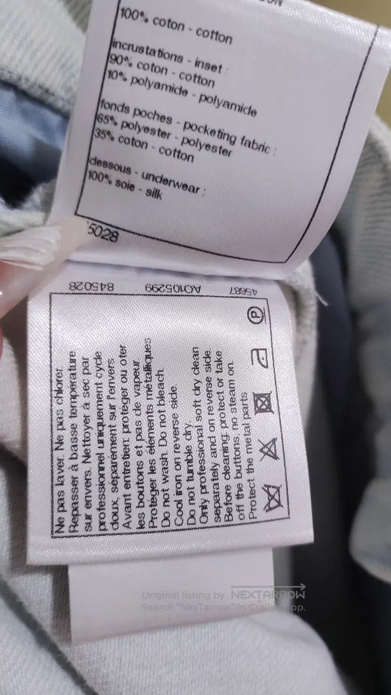 Chanel Chanel White jeans Size 42" / US 20 - 4 Thumbnail