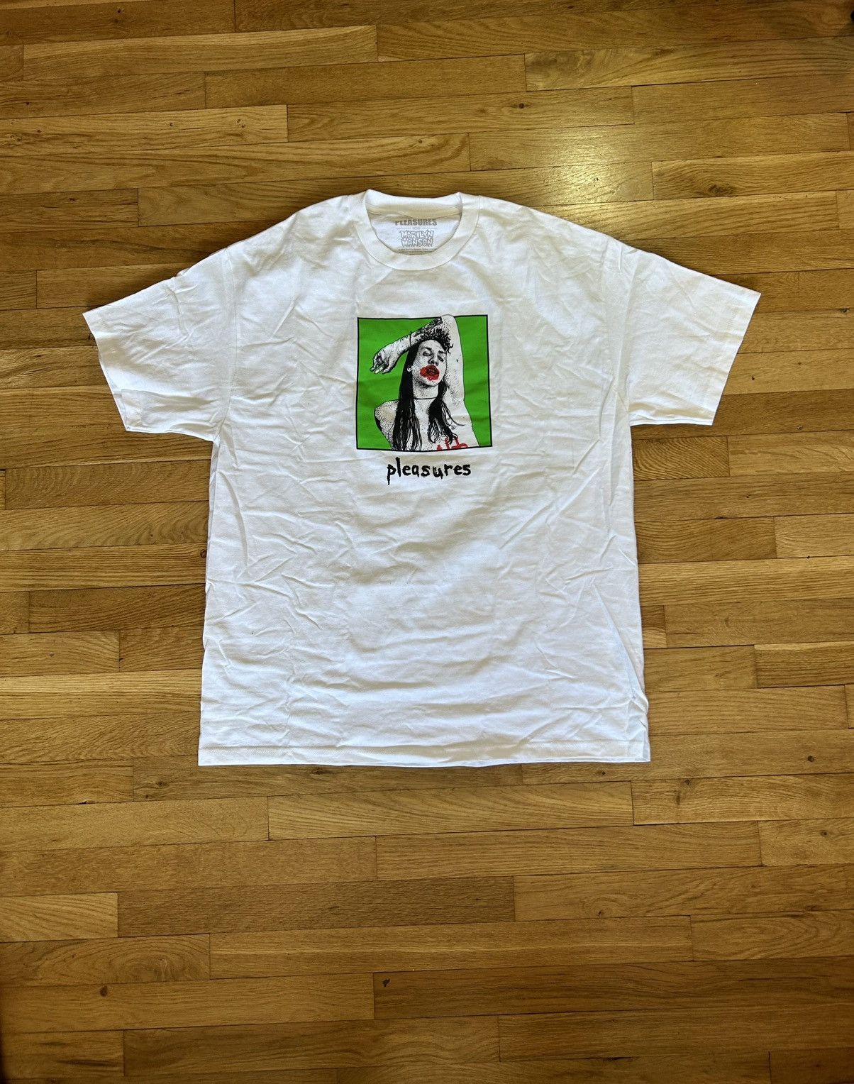 Marilyn Manson × Pleasures Pleasures X Marilyn Manson NWOT size XL Size US XL / EU 56 / 4 - 2 Thumbnail