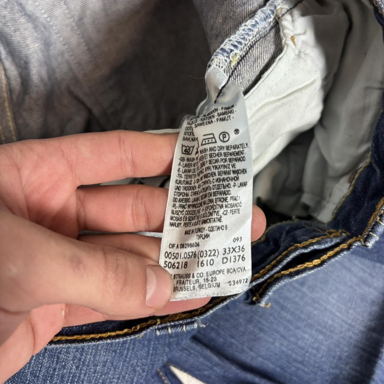 Japanese Brand × Levi's × Vintage Levi's 501 Jeans Size US 33 - 5 Thumbnail