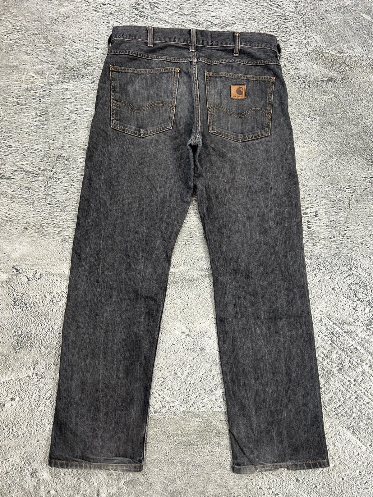 Carhartt × Vintage Carhartt jeans Western pant workwear vintage pants dark grey Size US 32 / EU 48 - 1 Thumbnail
