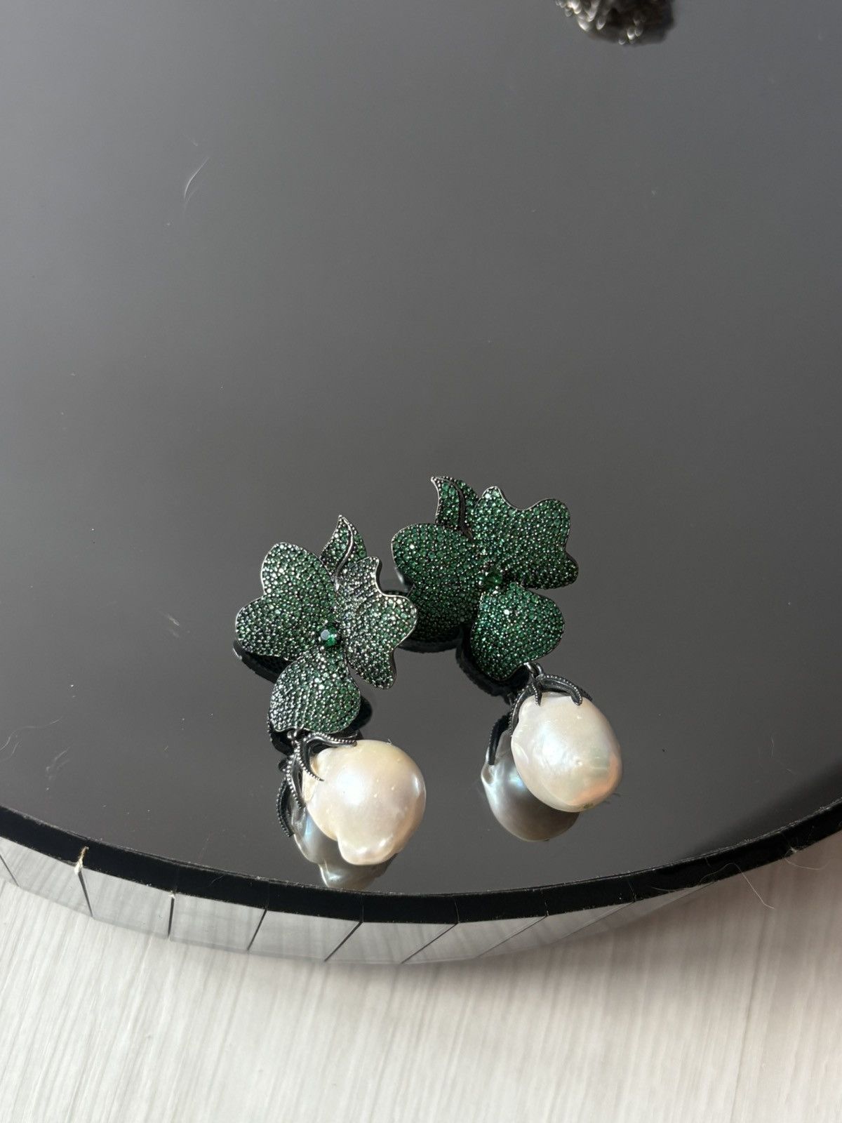 Vintage Italian silver earrings Size ONE SIZE - 5 Thumbnail