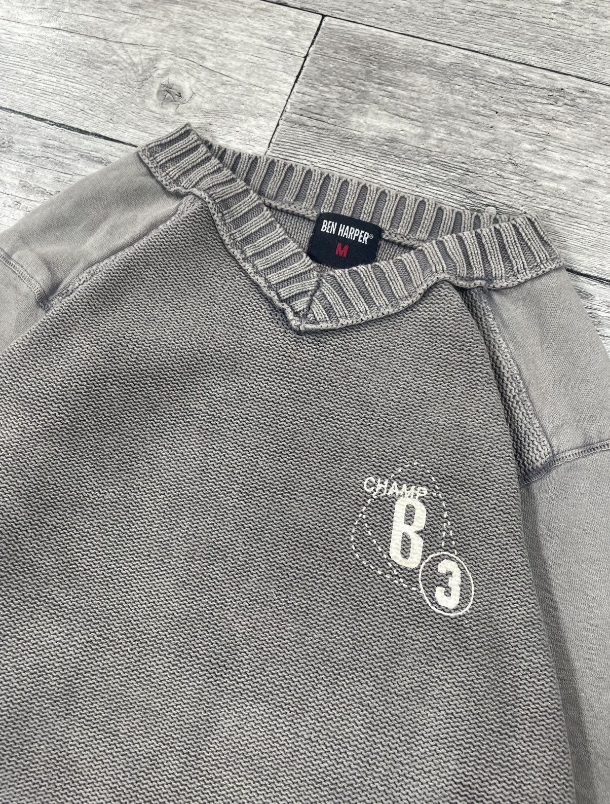 Japanese Brand Vintage Ben Harper Hysterical Japan Style Sweater 2000s Size US M / EU 48-50 / 2 - 6 Thumbnail