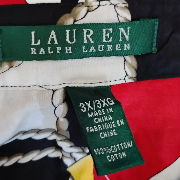 Ralph Lauren NWT Ralph Lauren Green Label Nautical Flags Button Shirt Size 3XL / US 20-22 - 4 Thumbnail