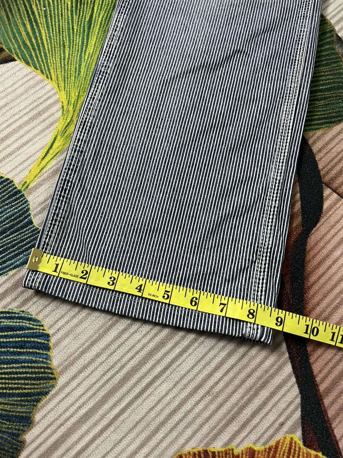 Japanese Brand 💥Vintage Oshkosh Carpenter Stripe Hickory Denim Jean Size US 36 / EU 52 - 7 Thumbnail