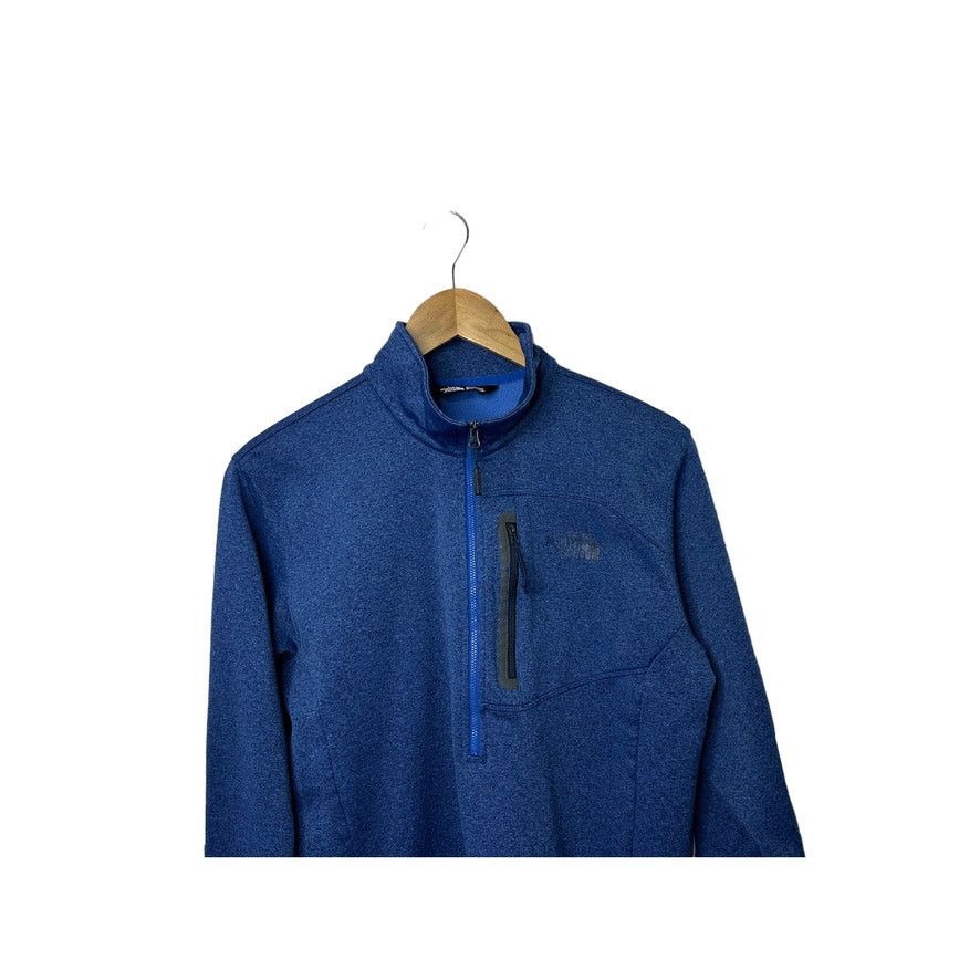 The North Face The North Face 1/2 Zip Blue Long Sleeve Pullover Shirt Sz M Size US M / EU 48-50 / 2 - 2 Thumbnail