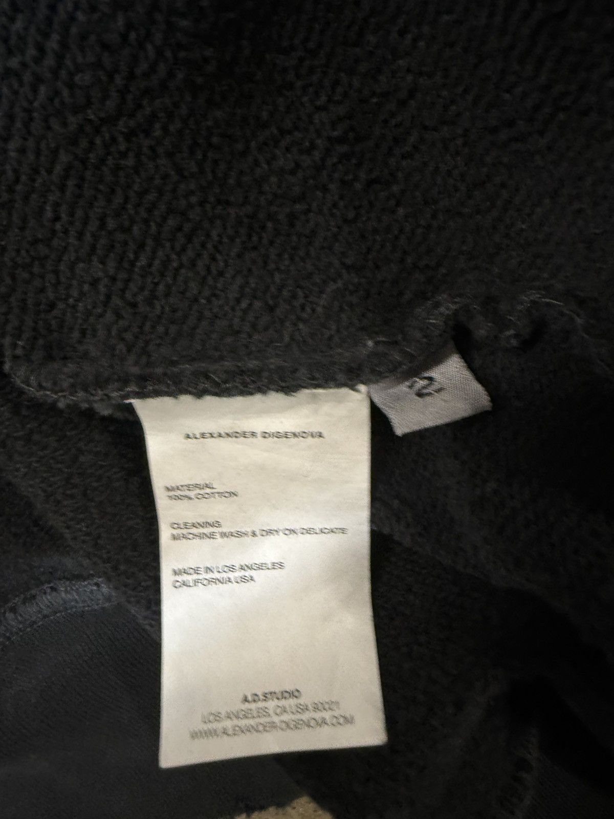 ALEXANDER DIGENOVA Alexander Digenova Black Logo Melt Lock Hoodie Size US L / EU 52-54 / 3 - 5 Thumbnail