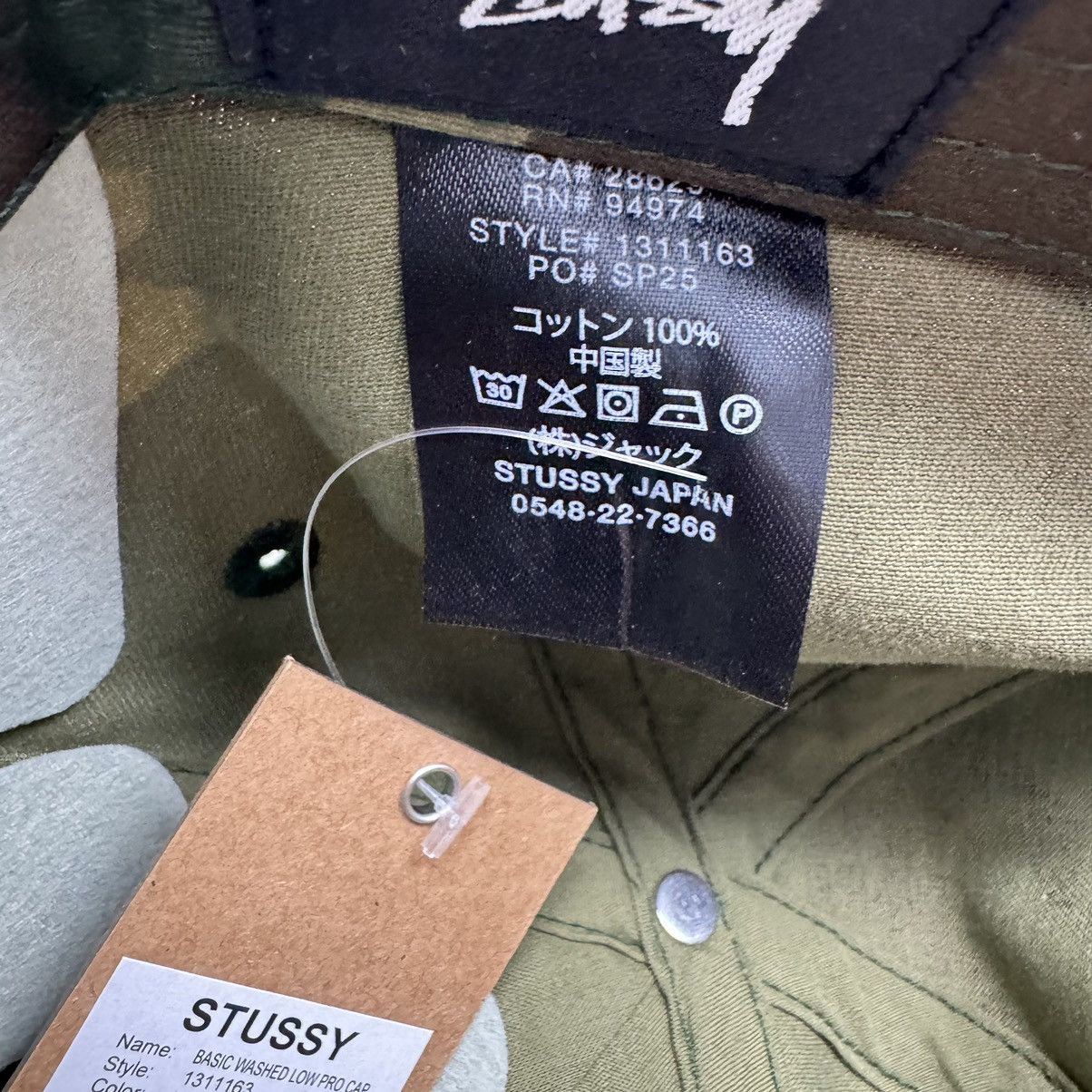Stussy Stussy Low Pro Washed Cotton Basic Strapback Camouflage Hat Size ONE SIZE - 11 Thumbnail
