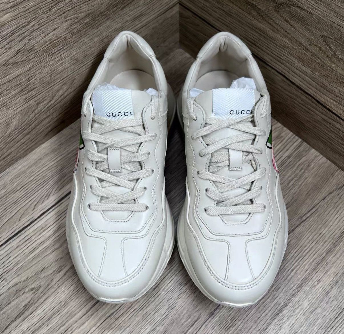 Gucci Gucci Rhyton Apple Double G Dad Sneakers J41 Size US 6 / IT 36 - 5 Thumbnail