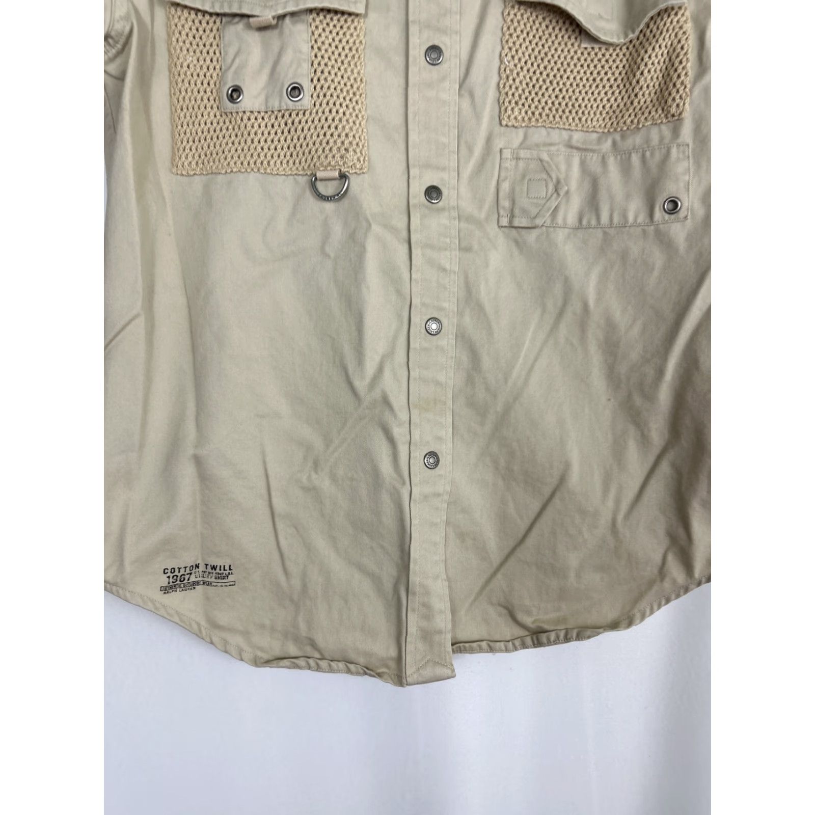 Ralph Lauren Lauren Ralph Lauren Utility Shirt Womens Medium Petite PP Cotton Twill 1967 Size XXS / US 00 / IT 34 - 5 Thumbnail