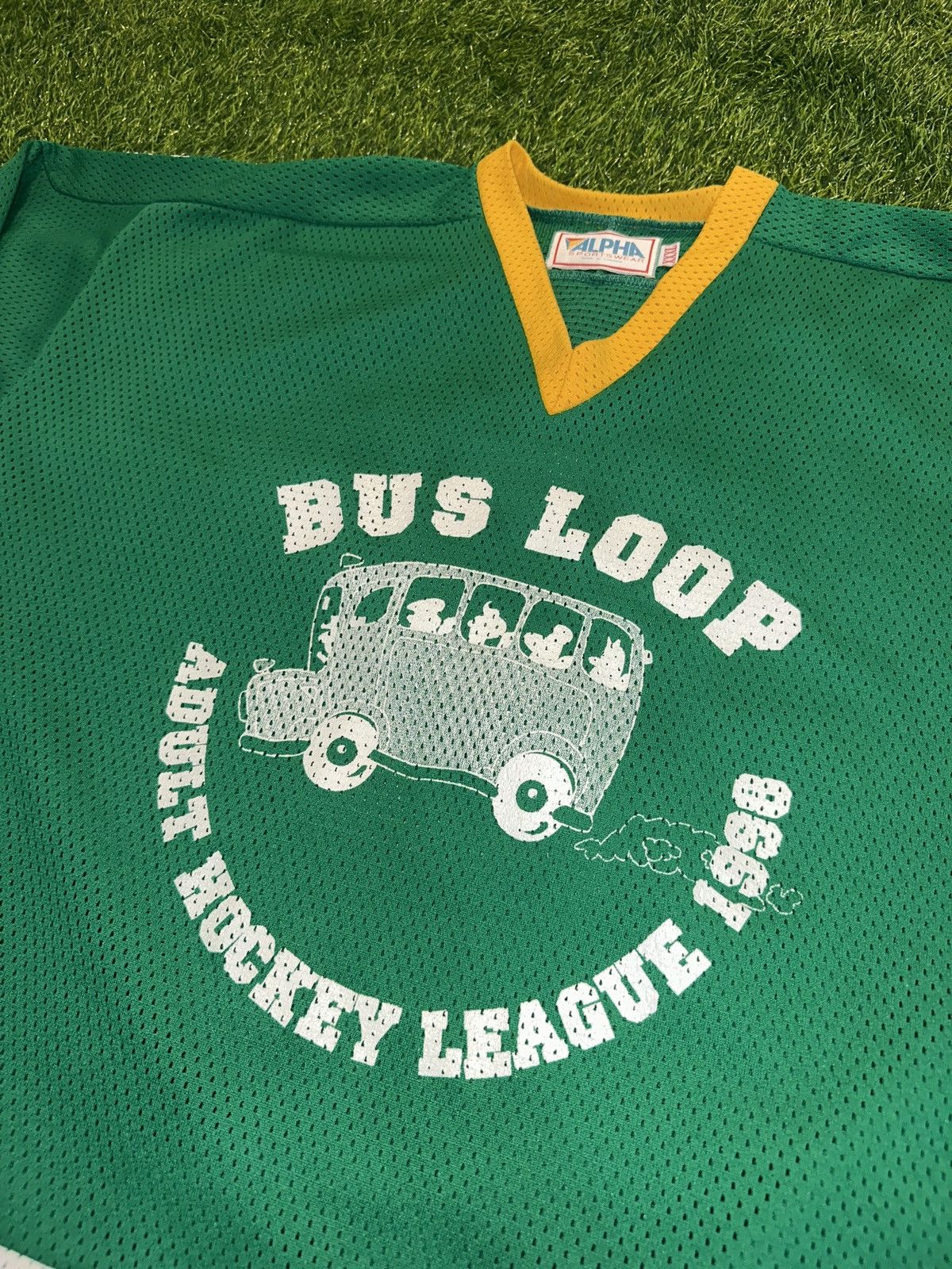 Vintage Vintage bus loop adult hockey league 1998 jersey Size US L / EU 52-54 / 3 - 3 Thumbnail