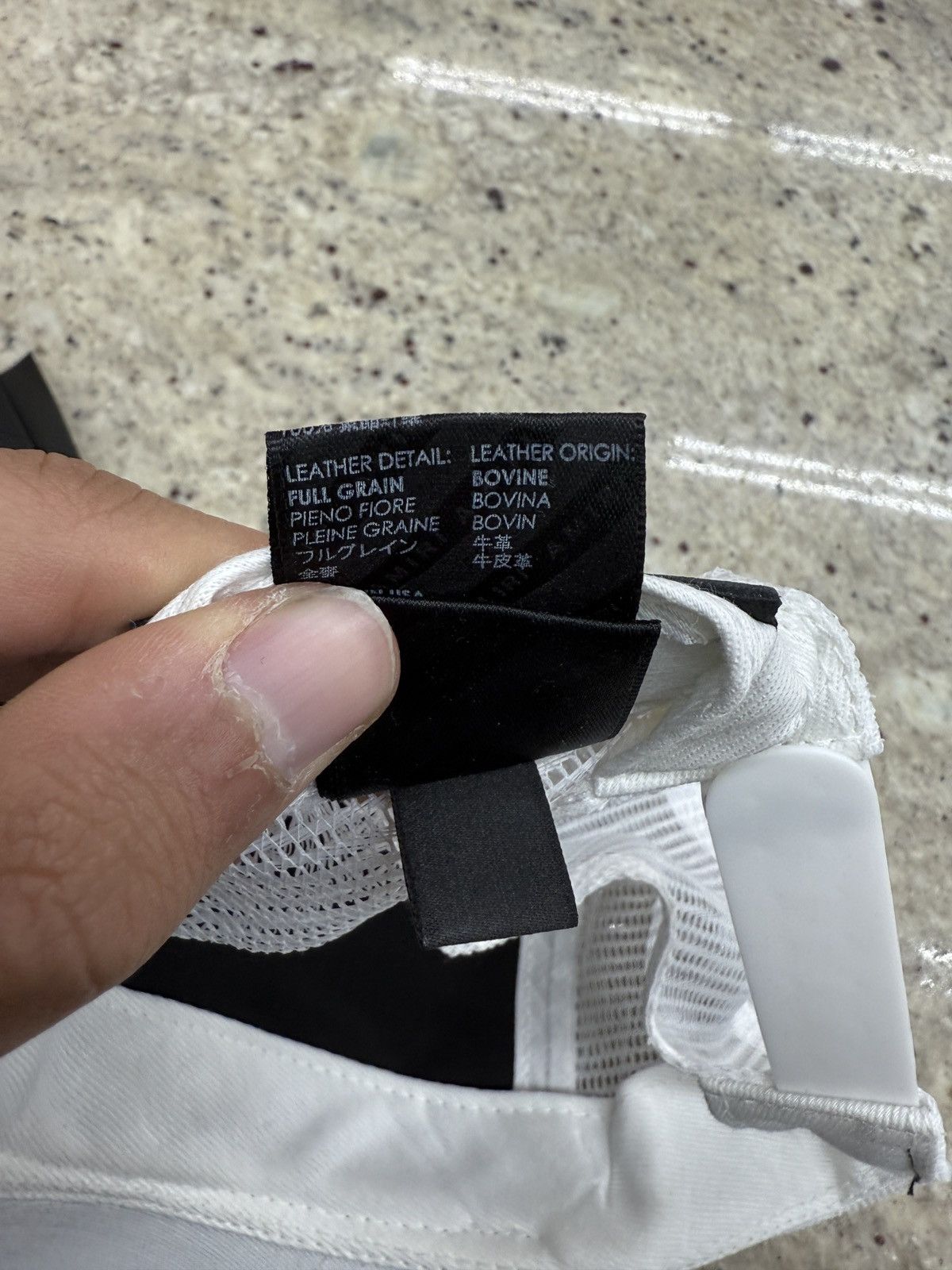 Amiri Amiri White Zig Zag Trucker Hat Size ONE SIZE - 11 Thumbnail