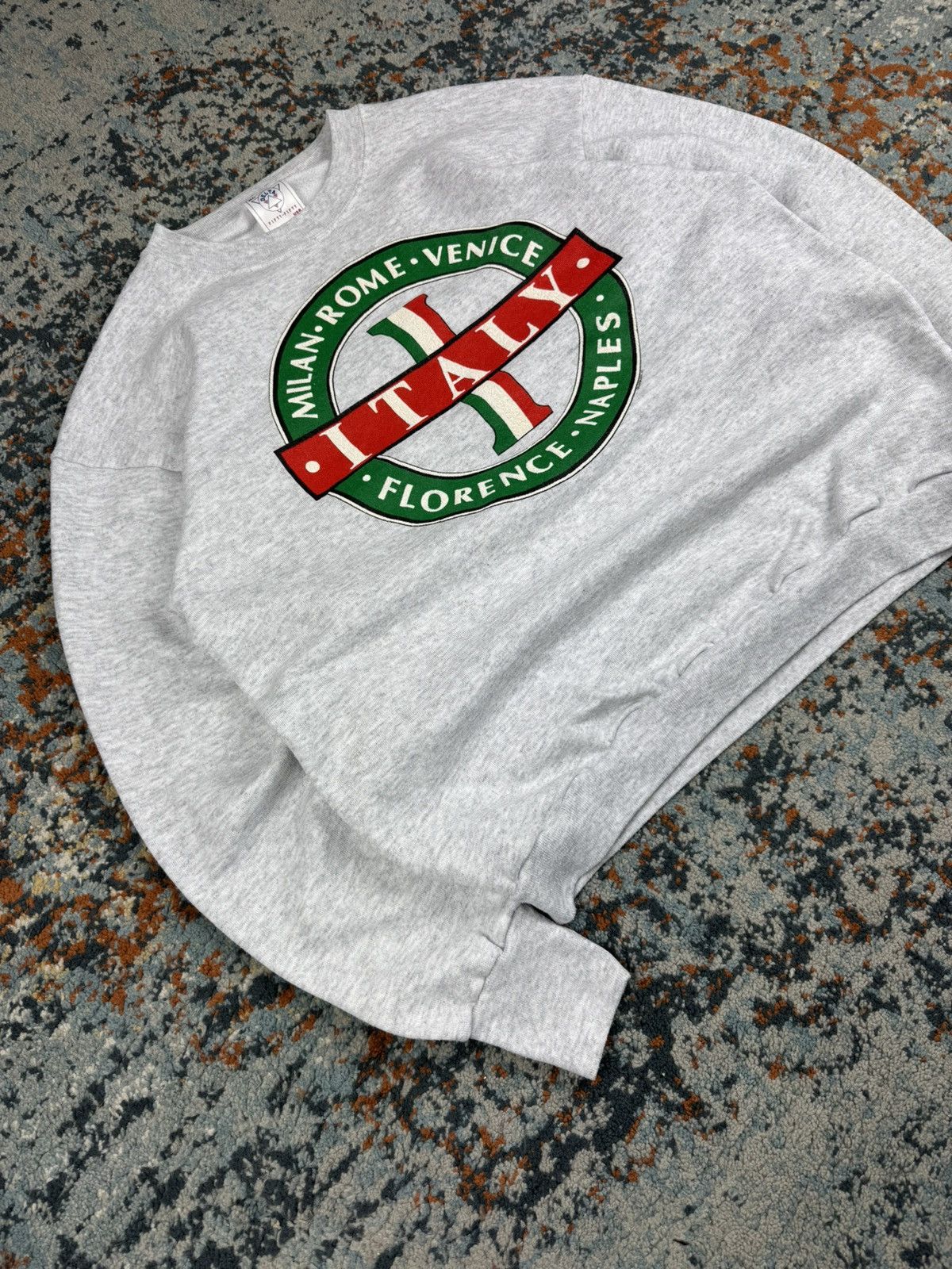 Vintage Vintage 90s Italy souvenir boxy baggy sweatshirt sopranos Size US XL / EU 56 / 4 - 2 Thumbnail