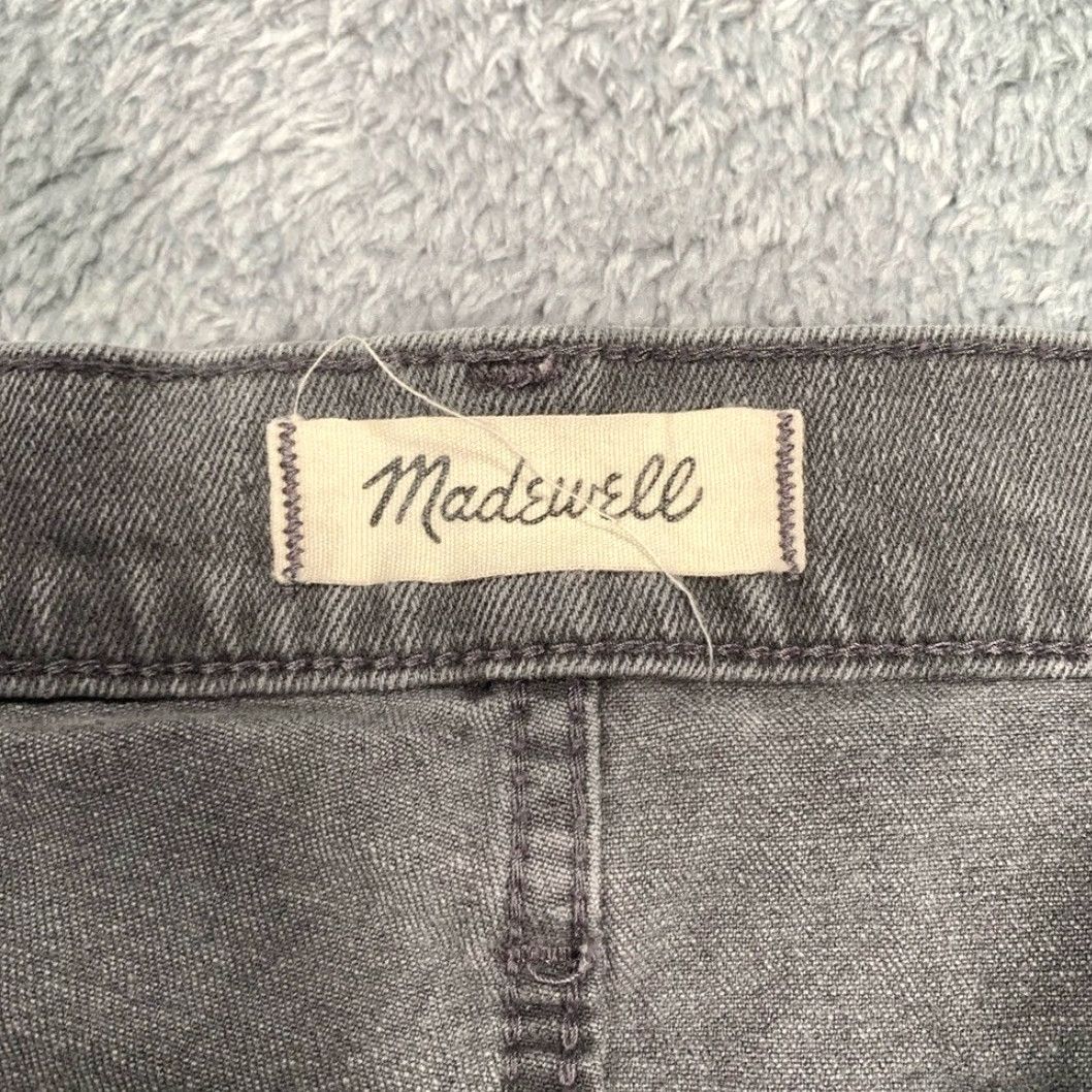 Madewell Madewell Jean Shorts high-rise denim Cut-Off Women 27 Gray Regular Size 27" / US 4 / IT 40 - 4 Thumbnail