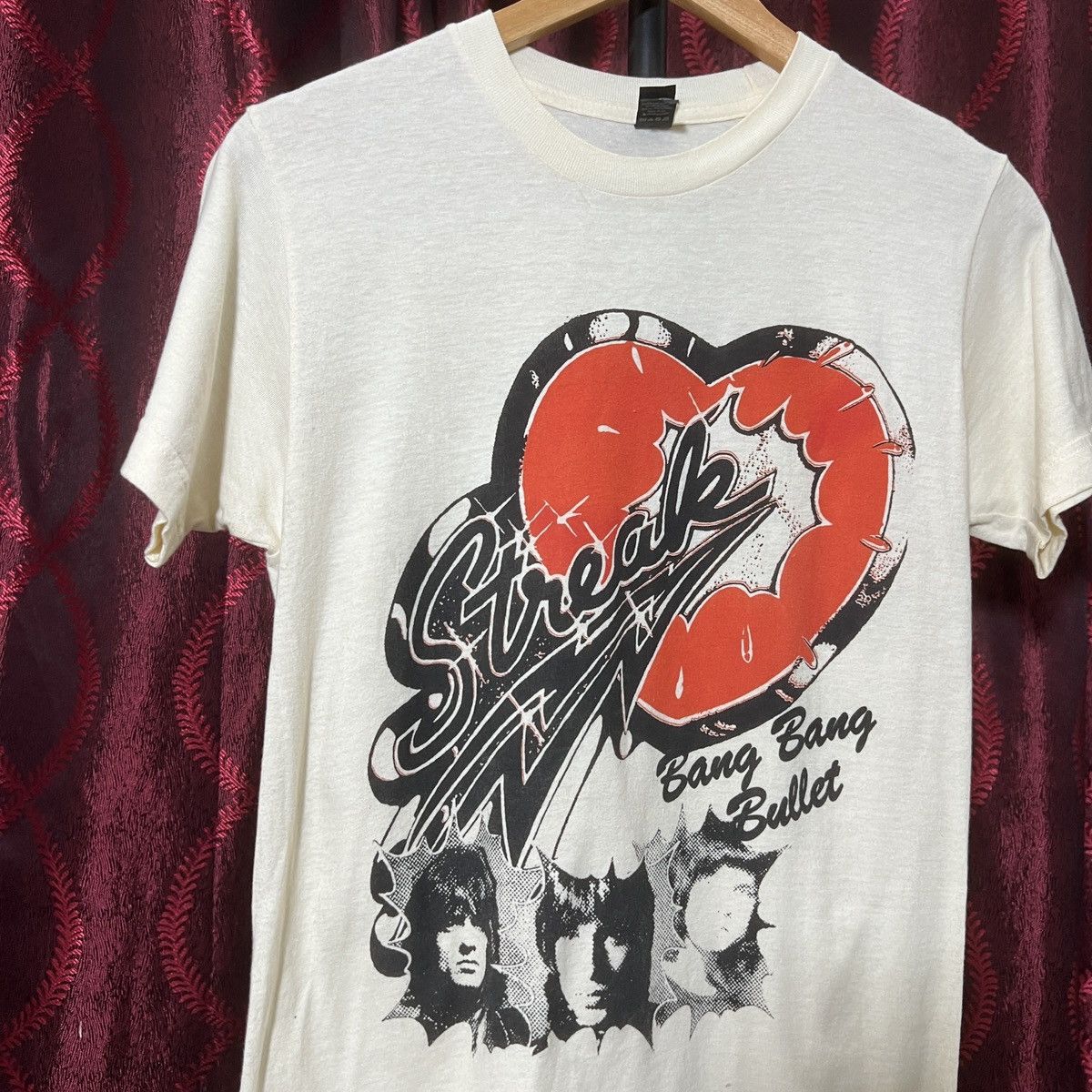 Band Tees × Tultex Streak Bang Bang Bullet Tshirt Size US S / EU 44-46 / 1 - 2 Thumbnail