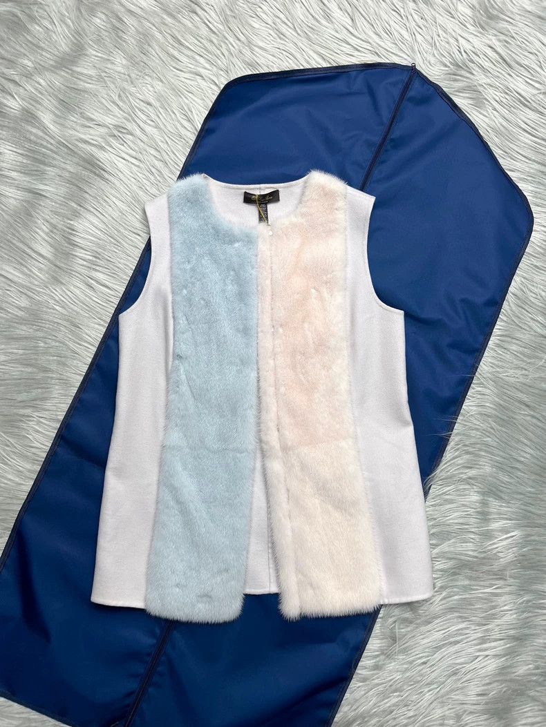 Loro Piana Loro Piana Baby Cashmere Fur Vest - dmc Size US M / EU 48-50 / 2 - 1 Thumbnail