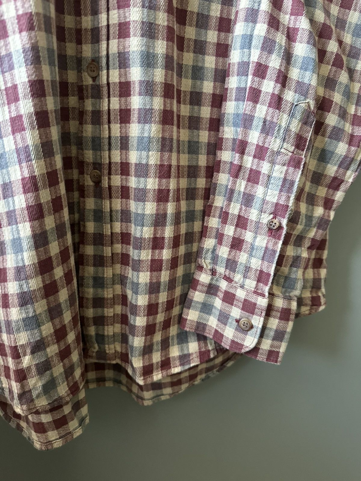 Marlboro Classics Marlboro Classics Italy Made Plaid Cotton Shirt Size XL Size US XL / EU 56 / 4 - 5 Thumbnail