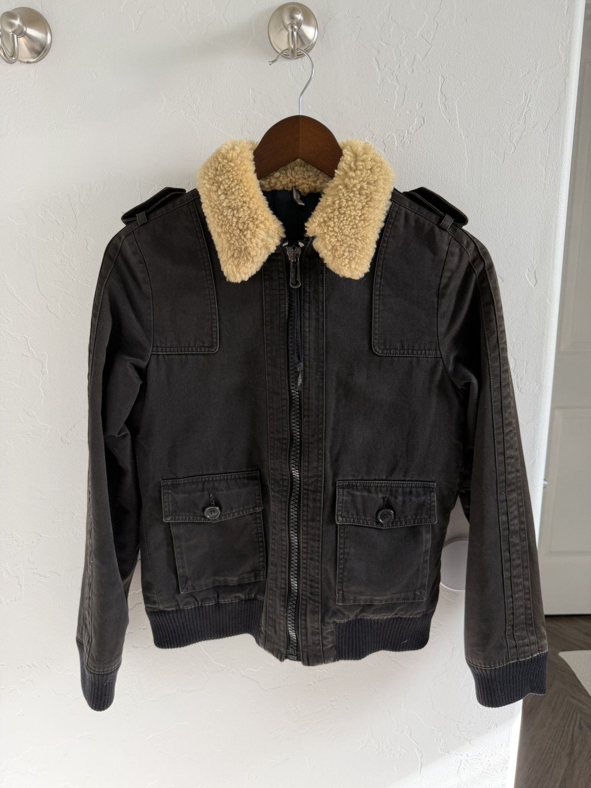 Hedi Slimane Dior Homme AW05 Shearling Jacket Size US XS / EU 42 / 0 - 11 Thumbnail