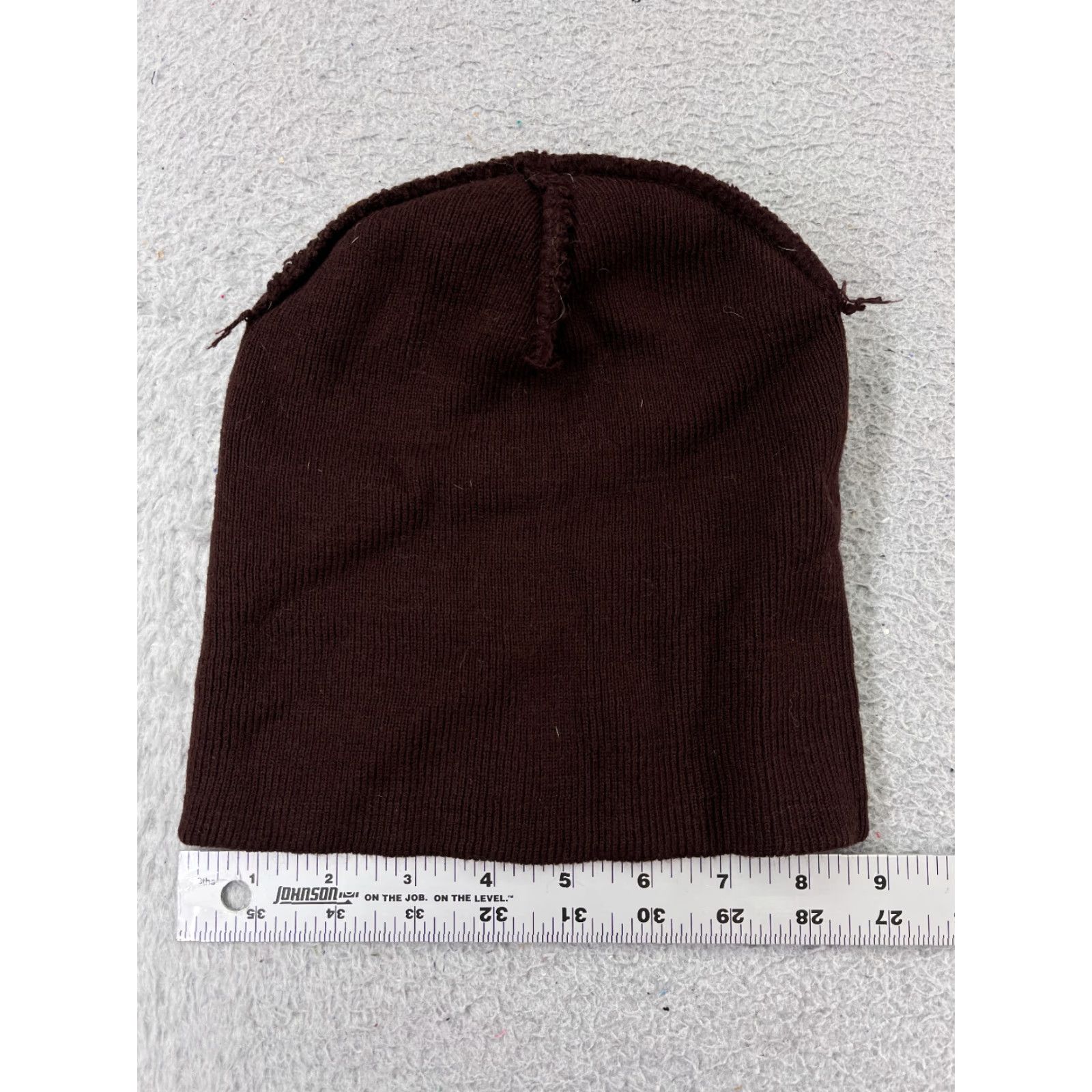 Vintage Charlotte Russe Beanie Toque Adult One Size Burgundy Knit Acrylic Blend Snow Ski Size ONE SIZE - 3 Thumbnail
