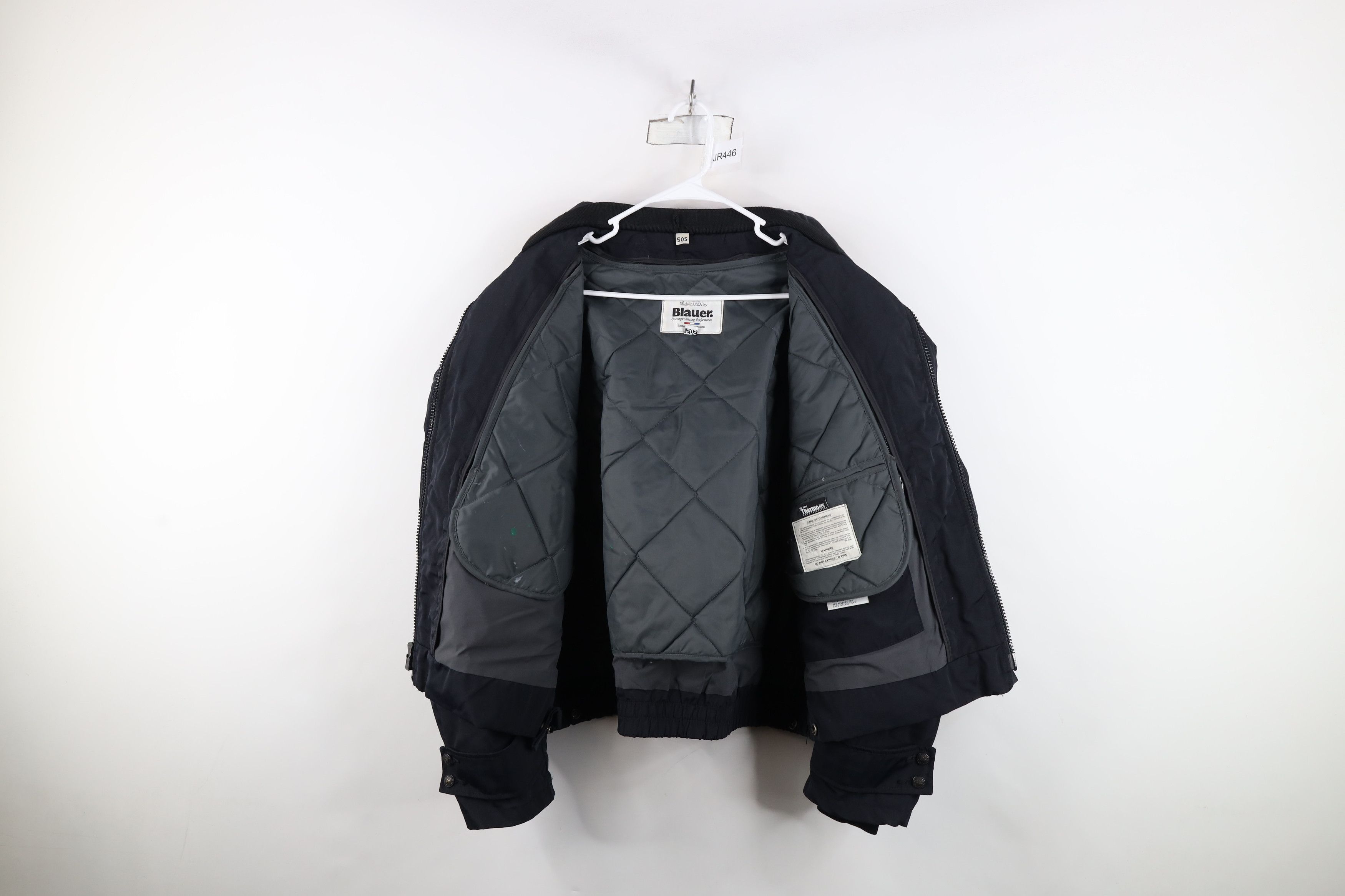 Vintage Vintage 90s Blauer Police Tactical Uniform Jacket Blue USA Size US XXL / EU 58 / 5 - 10 Thumbnail