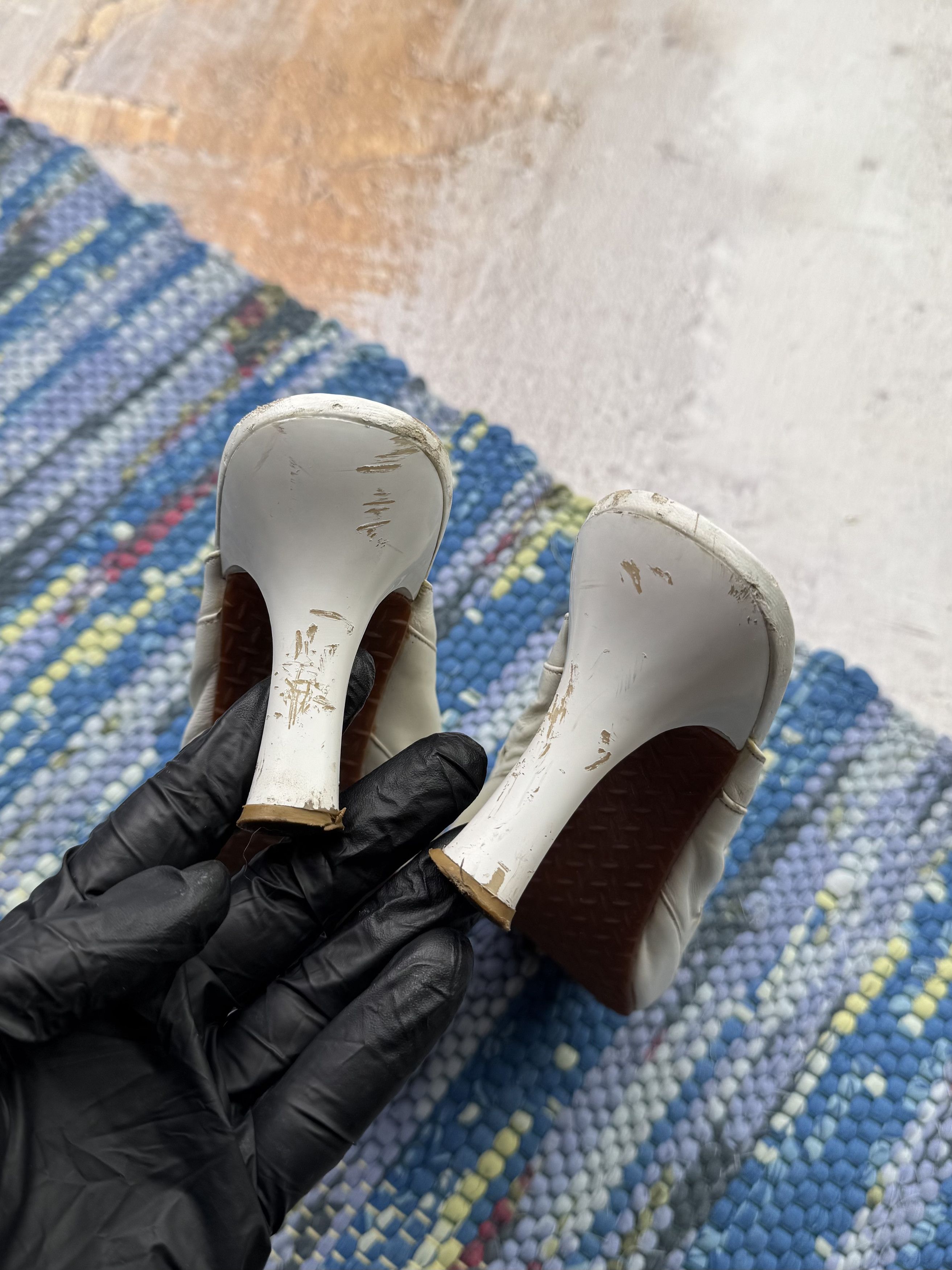Vintage Vintage Leather Mule With Heeled A642D15(61) Size US 9 / IT 39 - 6 Thumbnail
